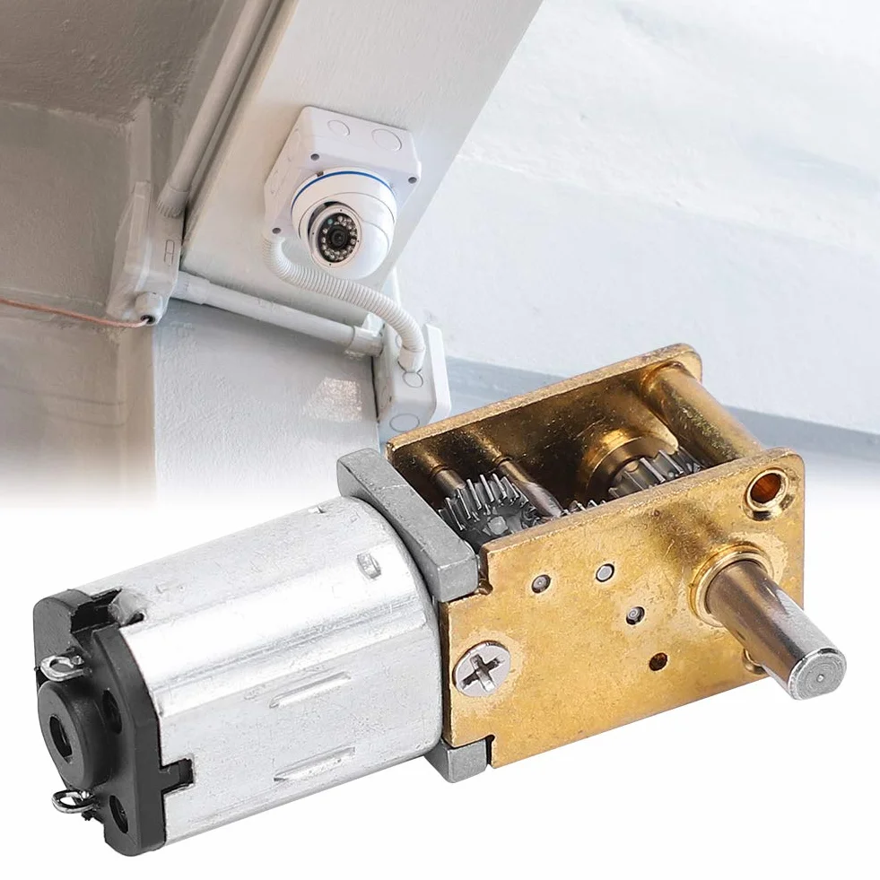 Mini przekładnia, mikro-turbo silnik ślimakowy N20, do zamków elektronicznych, robotów i inteligentnych kamer samochodowych (DC3V 30 obr./min) (DC6V 35 obr./min)
