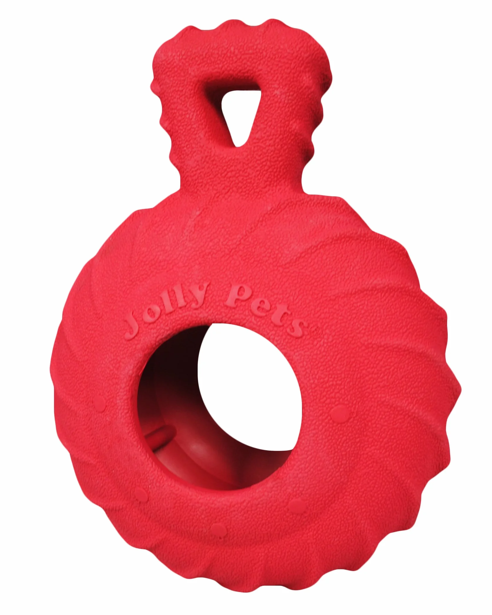 Jolly Pets Tuff Treader JTR23 Zabawka dla psa z uchwytem, 15,2 cm, czerwona, 15,2 cm, tuff Treader, L/XL