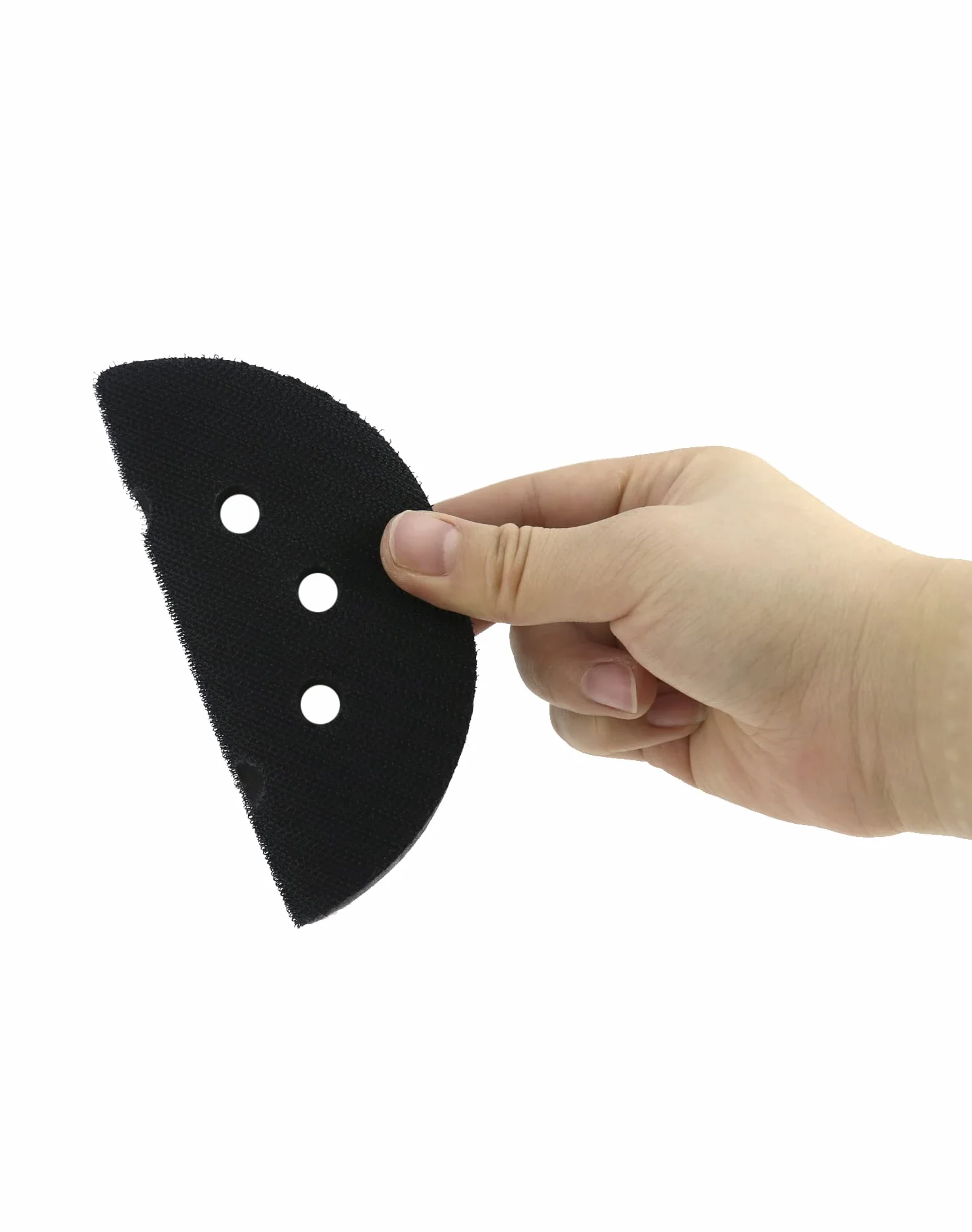QWORK® 2 sztuki 125 mm podkładka z gąbki podkładka na rzep do tarczy szlifierskiej (8 otworów)