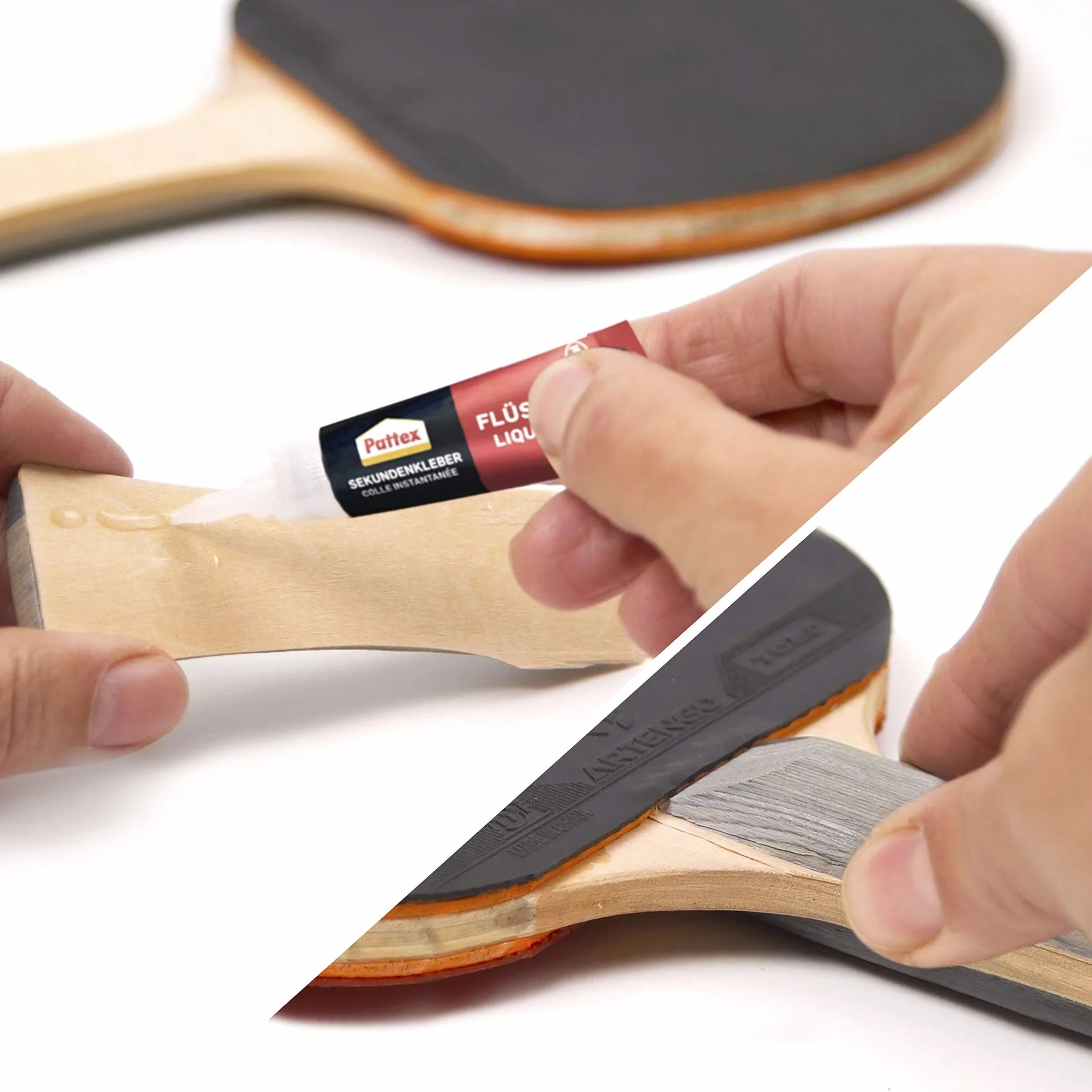 Klej w płynie Pattex superglue, 3 g, nadaje się do mycia w zmywarce, do wielu natychmiastowych napraw, szybkoschnący, bezbarwny klej w płynie