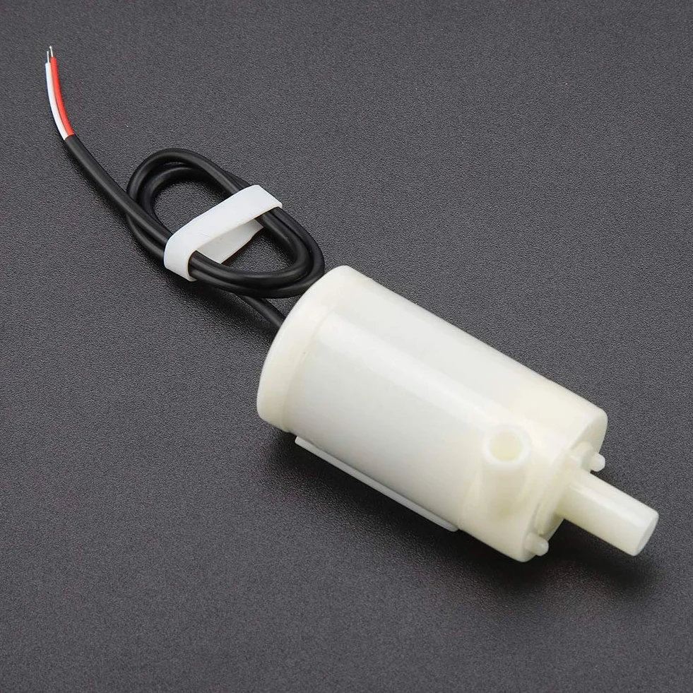 Pompa Akwariowa DC, 3V/5V/6V Amfibia Pozioma Pompa Fontannowa o Niskim Poziomie Hałasu, 3V 5V 6V Woda Płazów Mały Zatapialny System Krążenia Fontanna Staw do Akwarium Basen Ogród