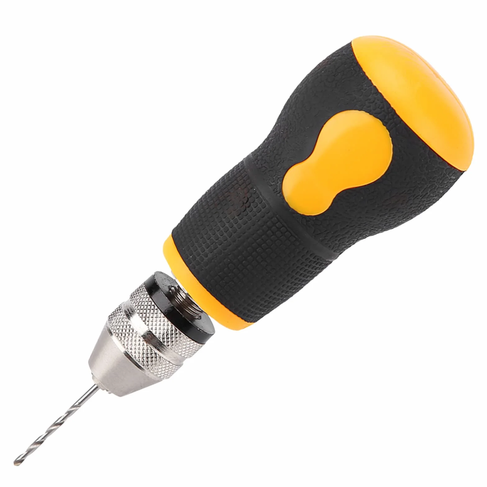 Mini przenośna wiertarka ręczna z 10 wiertłami spiralnymi 0,8-3,0 mm do drewna