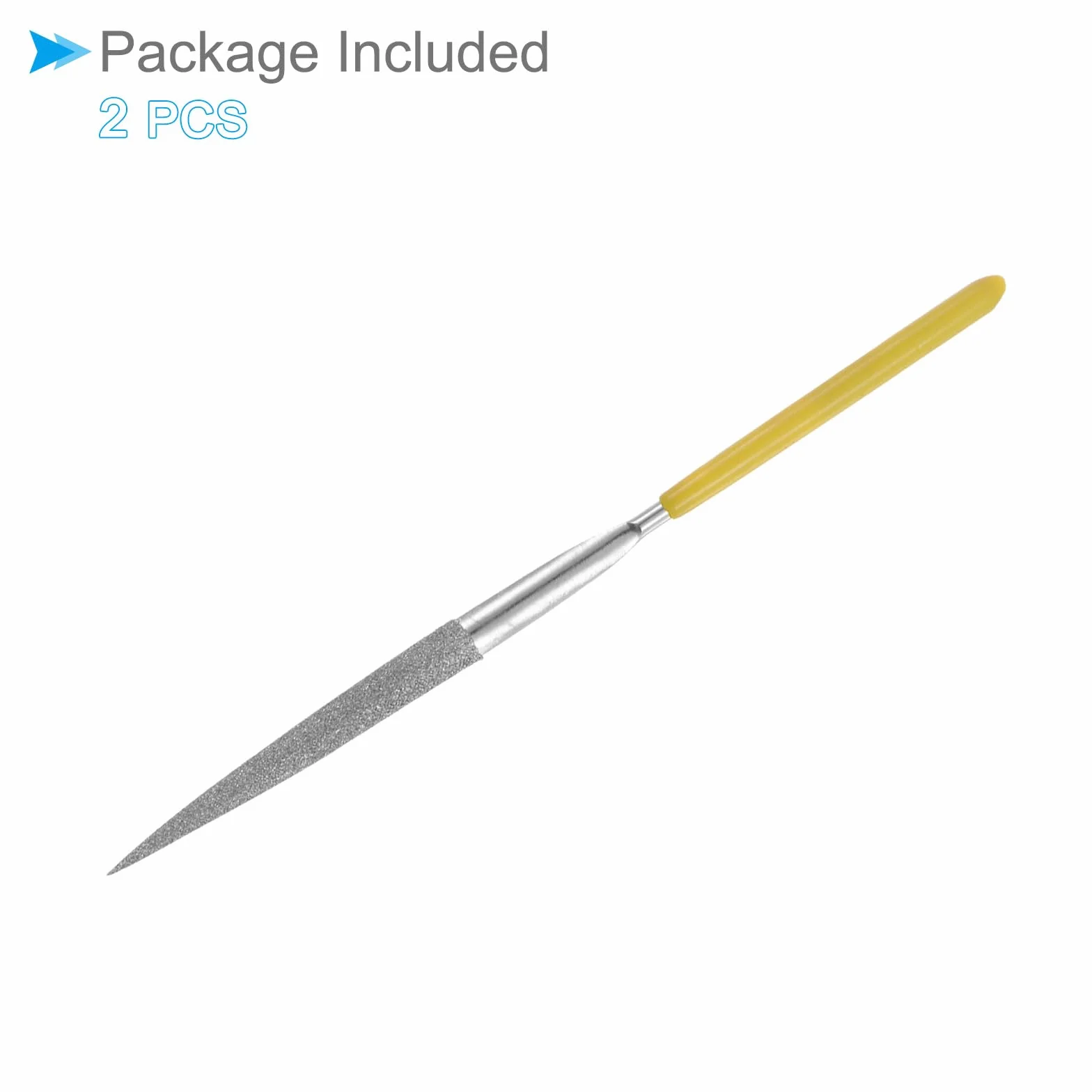 Pilnik igłowy diamentowy 3 mm 140 mm 2 sztuki