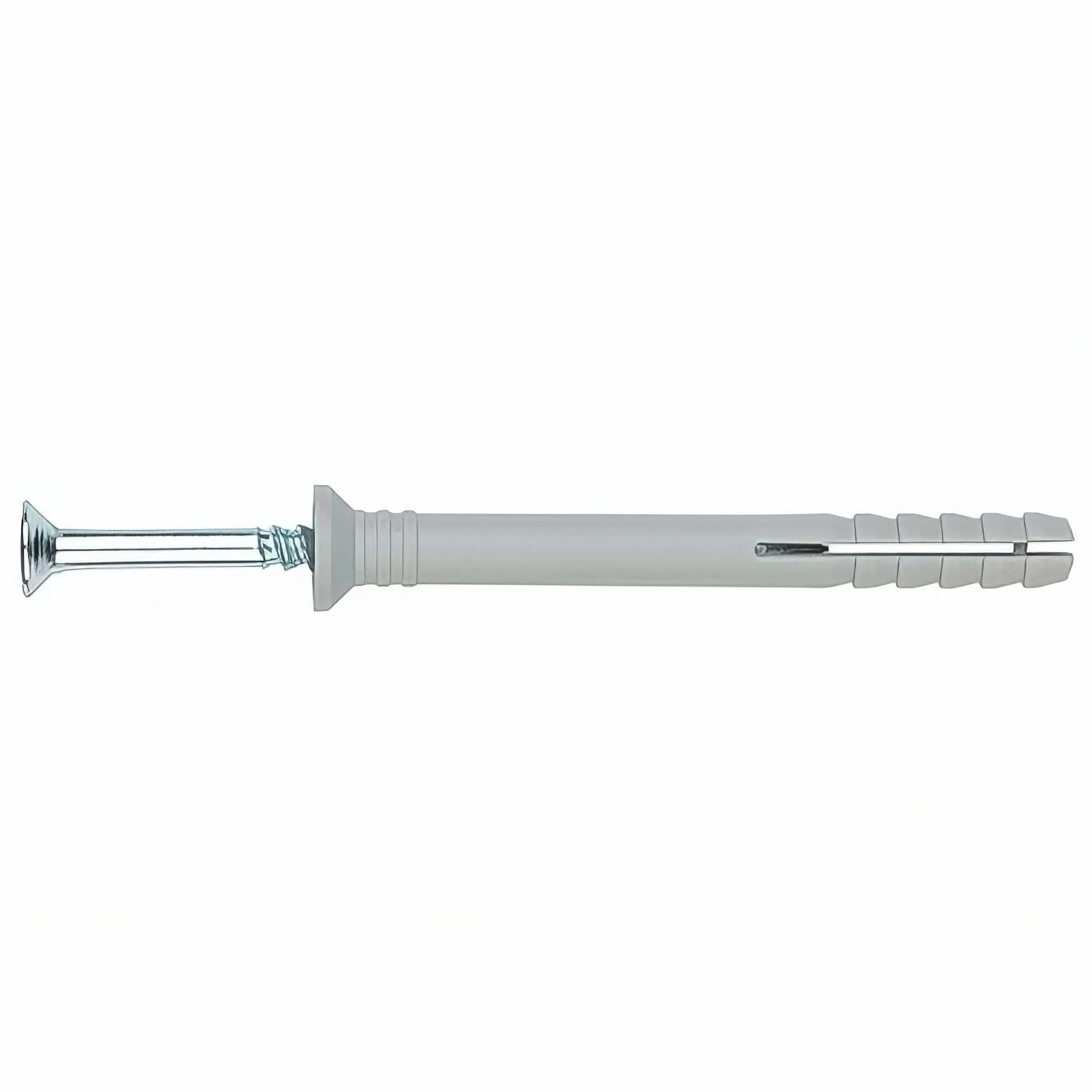 NHS Nylon kołek i paznokci ocynkowany biały 5x45mm 100 sztuk