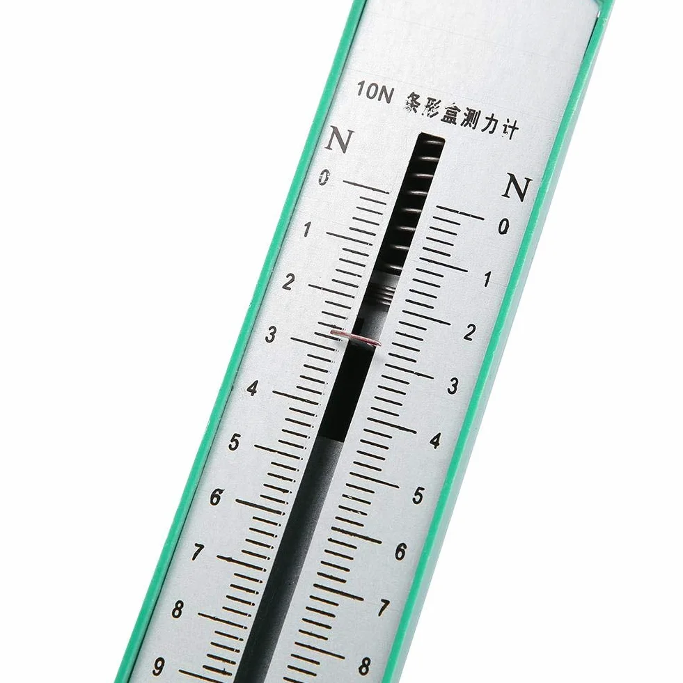 Akozon Newton Meter 10N Dynamometr sprężynowy Fizyka Mechaniczny przyrząd eksperymentalny do użytku edukacyjnego