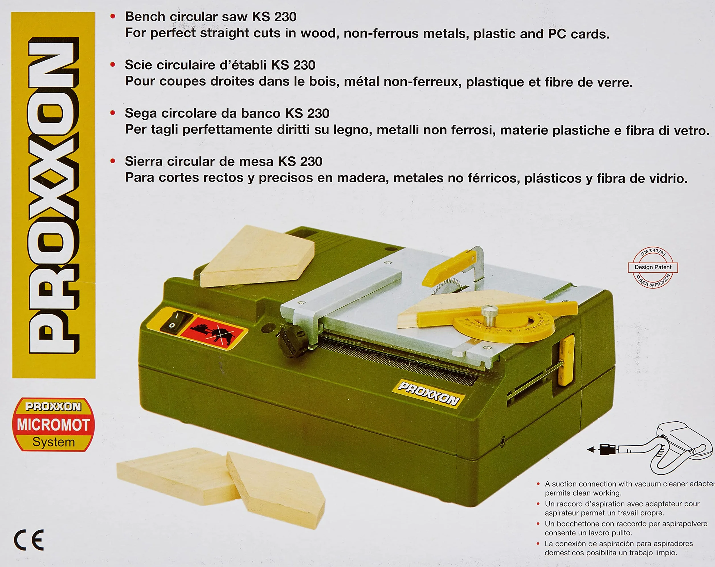 Proxxon 27006 Stołowa Pilarka Tarczowa, 85 W, 230 V, Zielony