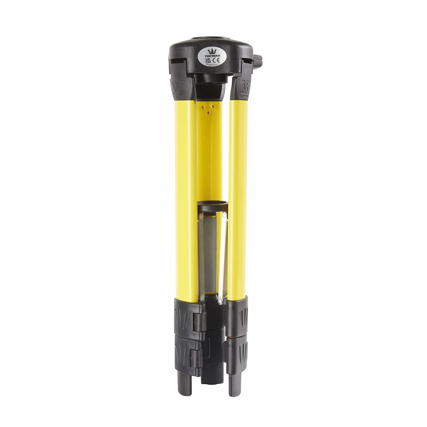 TOPWAY Laserowy statyw teleskopowy 37-74 cm, 3-częściowy, uchwyt statywu z regulacją wysokości do lasera obrotowego i lasera liniowego, drążek laserowy od podłogi do sufitu, model 311580