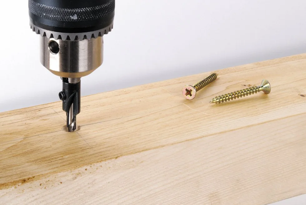 Wolfcraft wiertło wstępne Ø 4,5 mm z pogłębiaczem Ø 12 mm