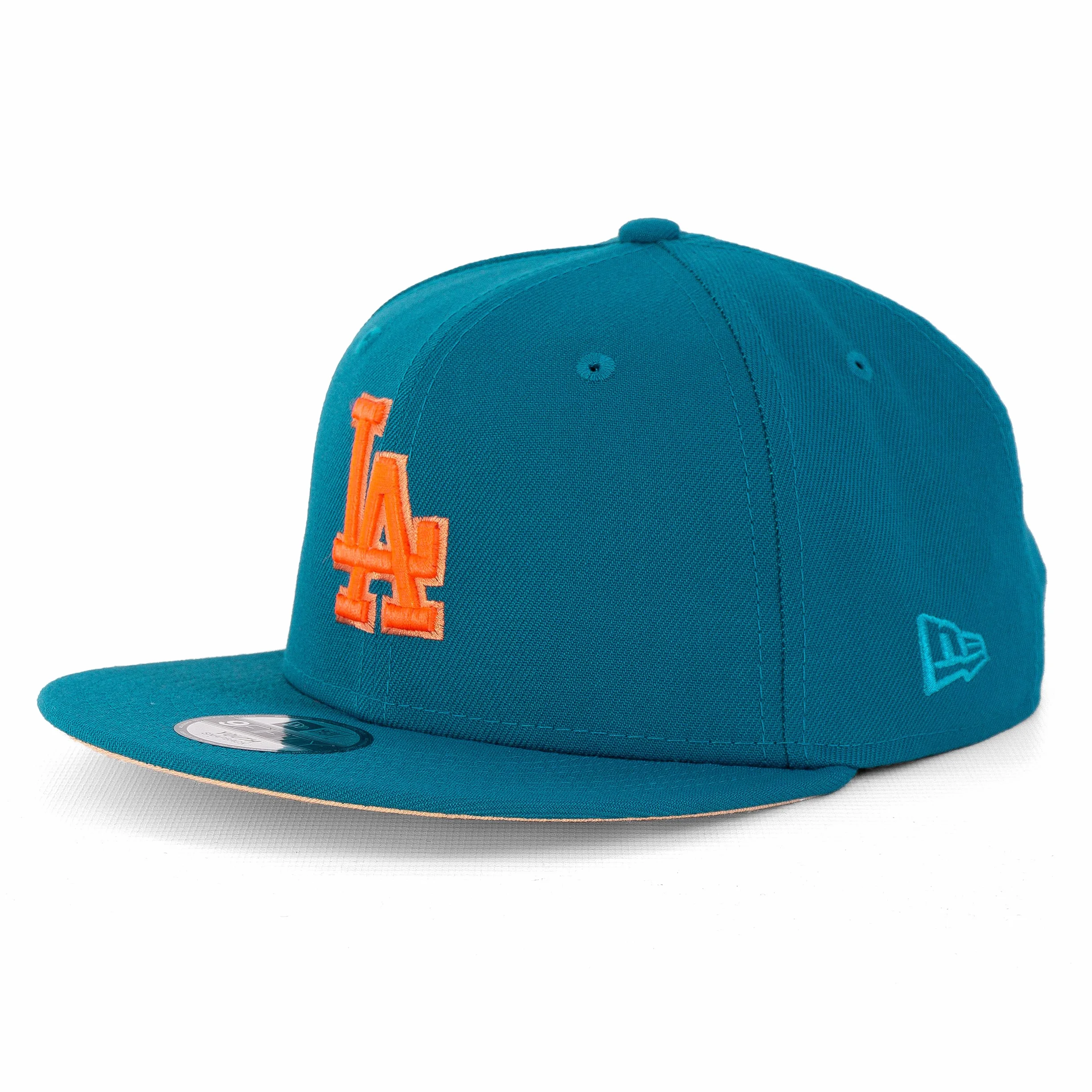 New Era Kids Caps – czapka dziecięca – czapka bejsbolowa – 9FIFTY Snapback – NFL – MLB – NBA, los angeles dodgers petrol, jeden rozmiar