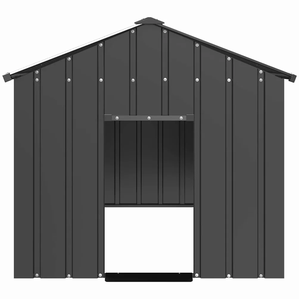 vidaXL Buda dla psa z dachem 114x202x101 cm stal galwanizowana kojec