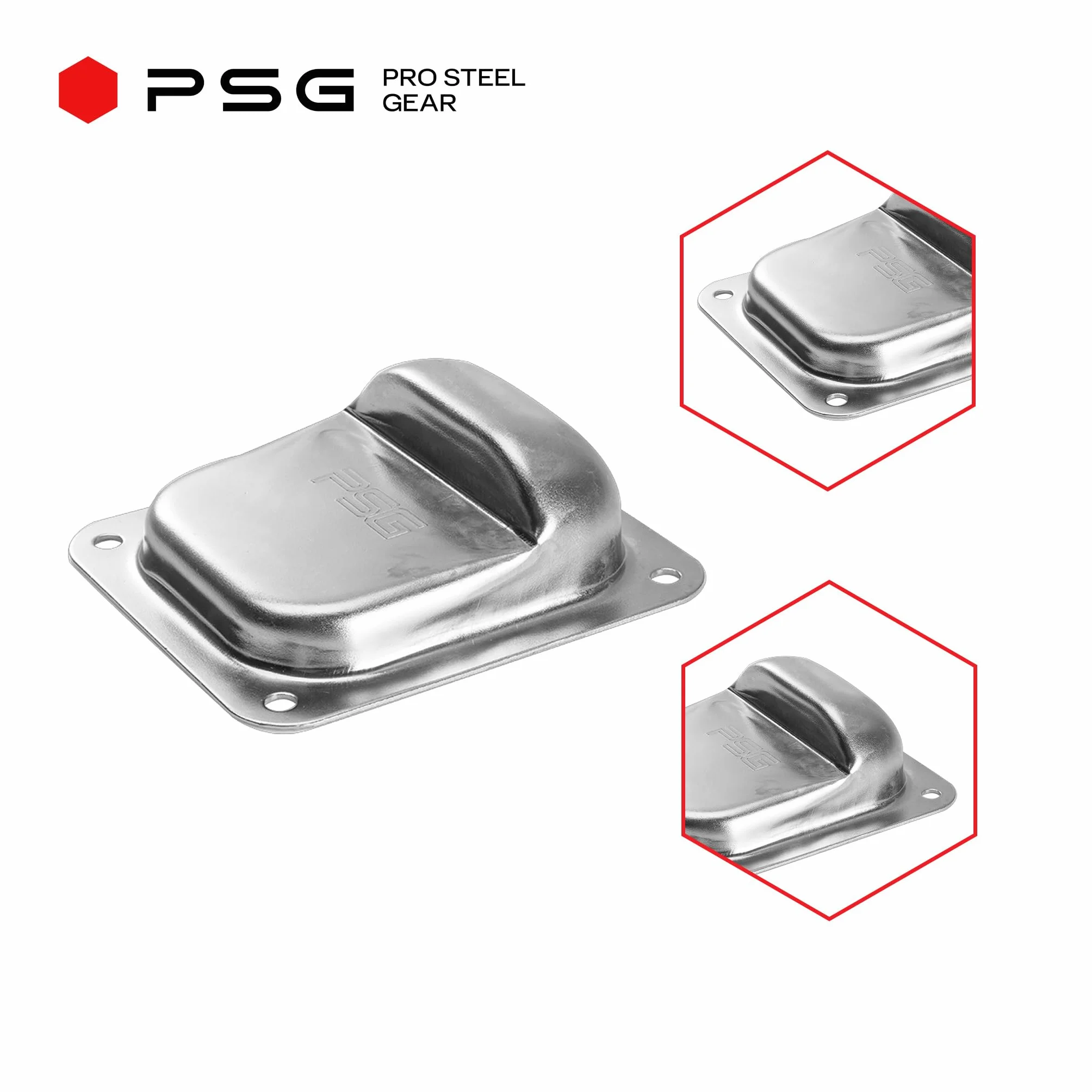 PSG Stoper do bramy OGRANICZNIK ODBÓJ STAL ODBOJNIK OPÓR ZDERZAK 158 mm x 138 mm x H50 mm