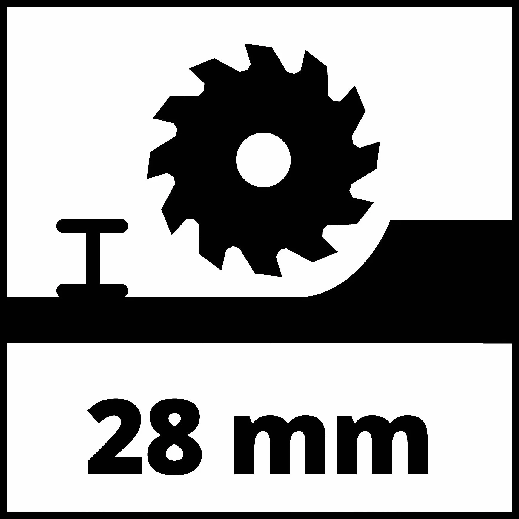 Einhell Akumulatorowa mini pilarka tarczowa TE-CS 18/89 Li-Solo Power X-Change (18 V, Li-ion, 2500 min-1, głębokość cięcia 28 mm, średnica tarczy piły 89 mm, bez akumulatora i ładowarki)