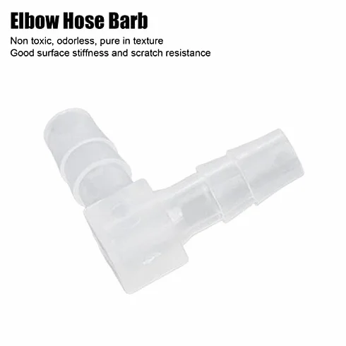 KIMISS Elbow Hose Barb 90 stopni 10 szt plastikowe złączki L do węży adapter równy akwarium