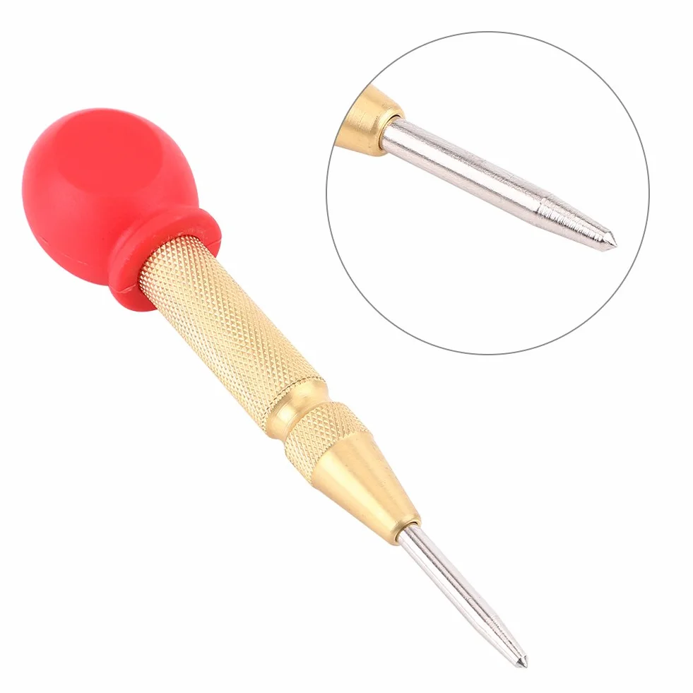 Automatyczny wybijak centralny Center Punch z HSS Tip Protection Cap narzędzie do wykrawania metalu