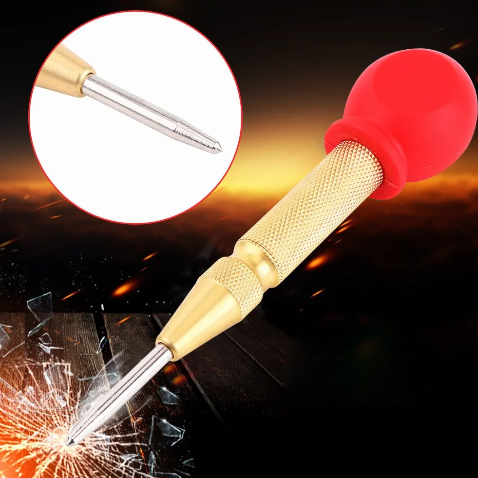 Automatyczny wybijak centralny Center Punch z HSS Tip Protection Cap narzędzie do wykrawania metalu