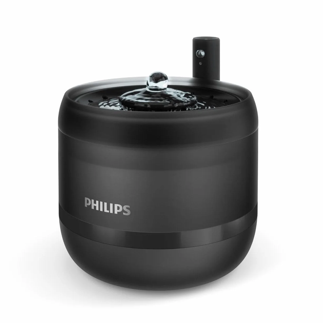 Philips Fontanna Wodna Dla Zwierząt, Zabezpieczenie przed rozlaniem, Auto Uzupełnianie Wody, Aktywacja Ruchem, Cichy (<38 dB), 4 Warstwy Filtrów, Na Baterie, Pojemność 2,2 l (PAW3210/02)