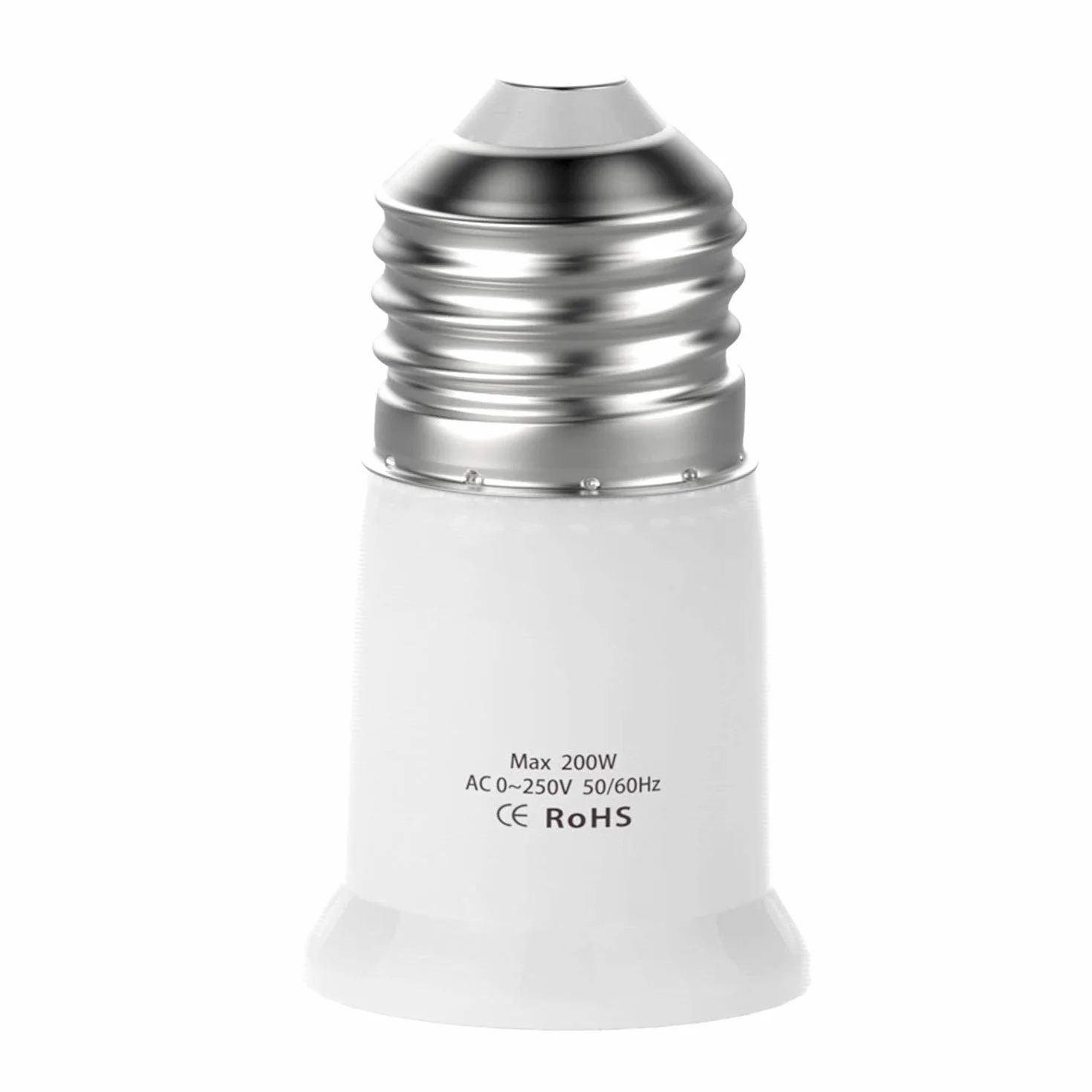 DiCUNO E27 do E27 adapter podstawowy 3 cm przedłużenie, standardowy przedłużacz gniazda lampy, przedłużacz żarówki, adapter uchwytu lampy, opakowanie 6 szt