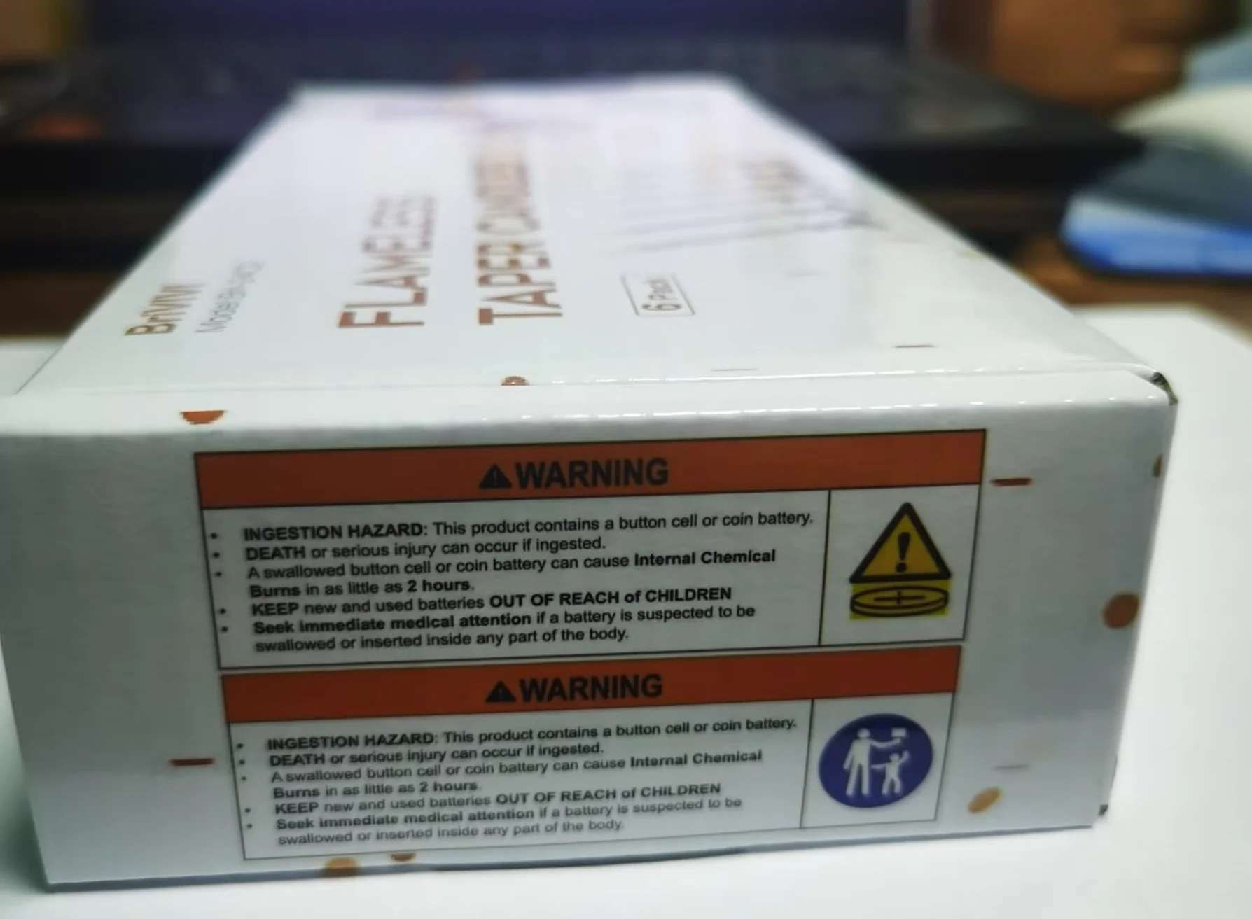 Brisun 6 bezpłomieniowych świec LED z pilotem zdalnego sterowania, timerem, ściemniaczem, zasilane bateryjnie