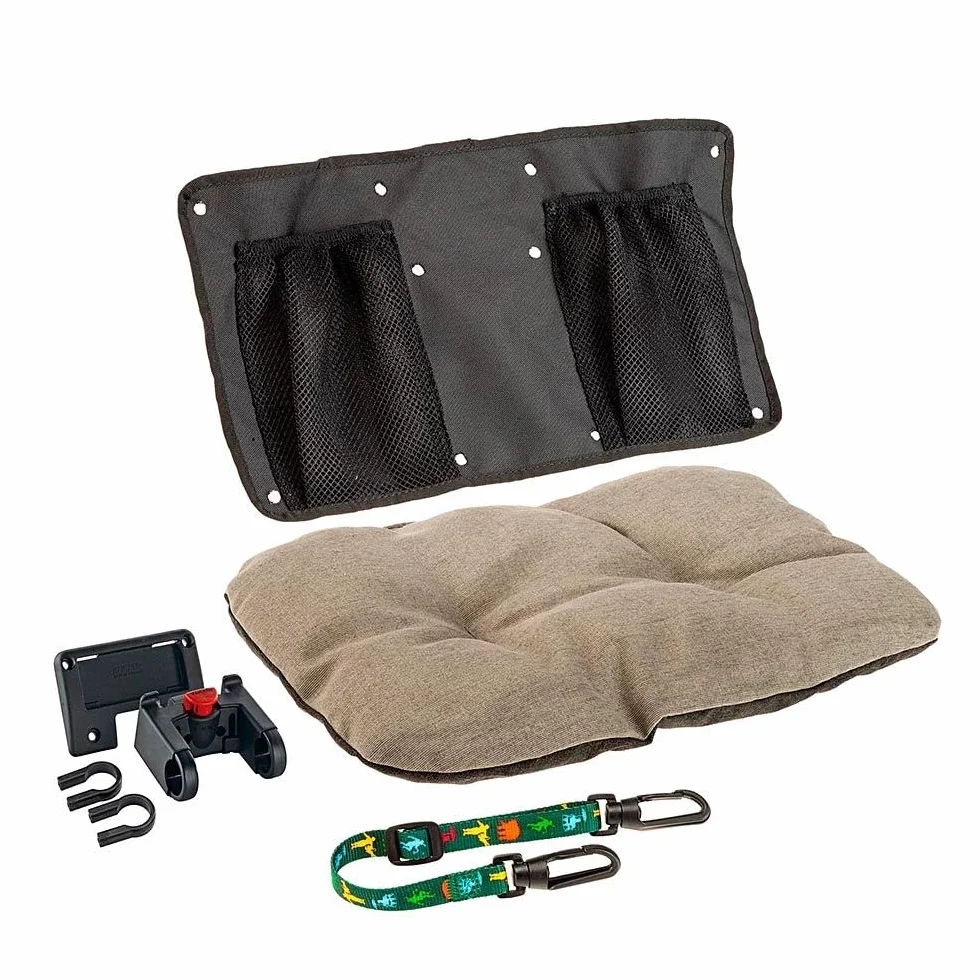 Ferplast Koszyk Rowerowy dla Małych Psów 7 kg 47 x 35.5 x 34.5 cm Szary