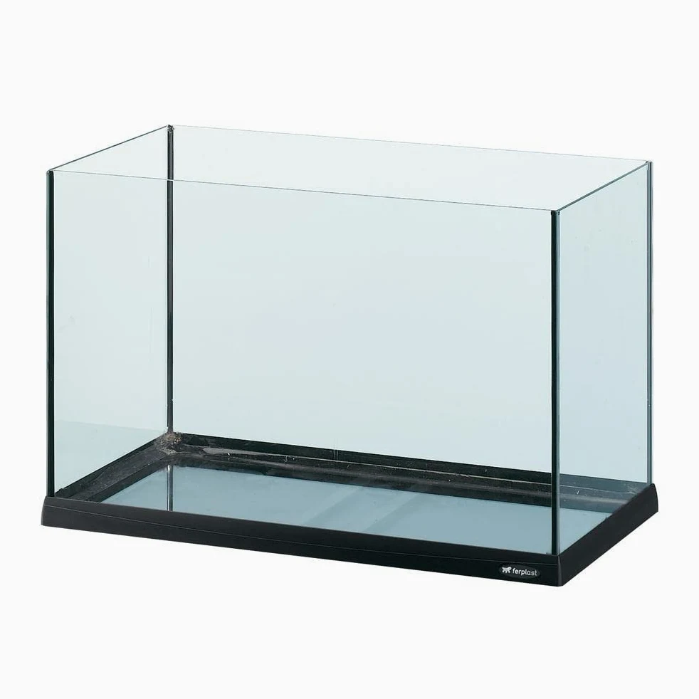 Ferplast Hydor Aquarium Tank 60 akwarium, szklany zbiornik, wytrzymały i wytrzymały, pojemność 75 l