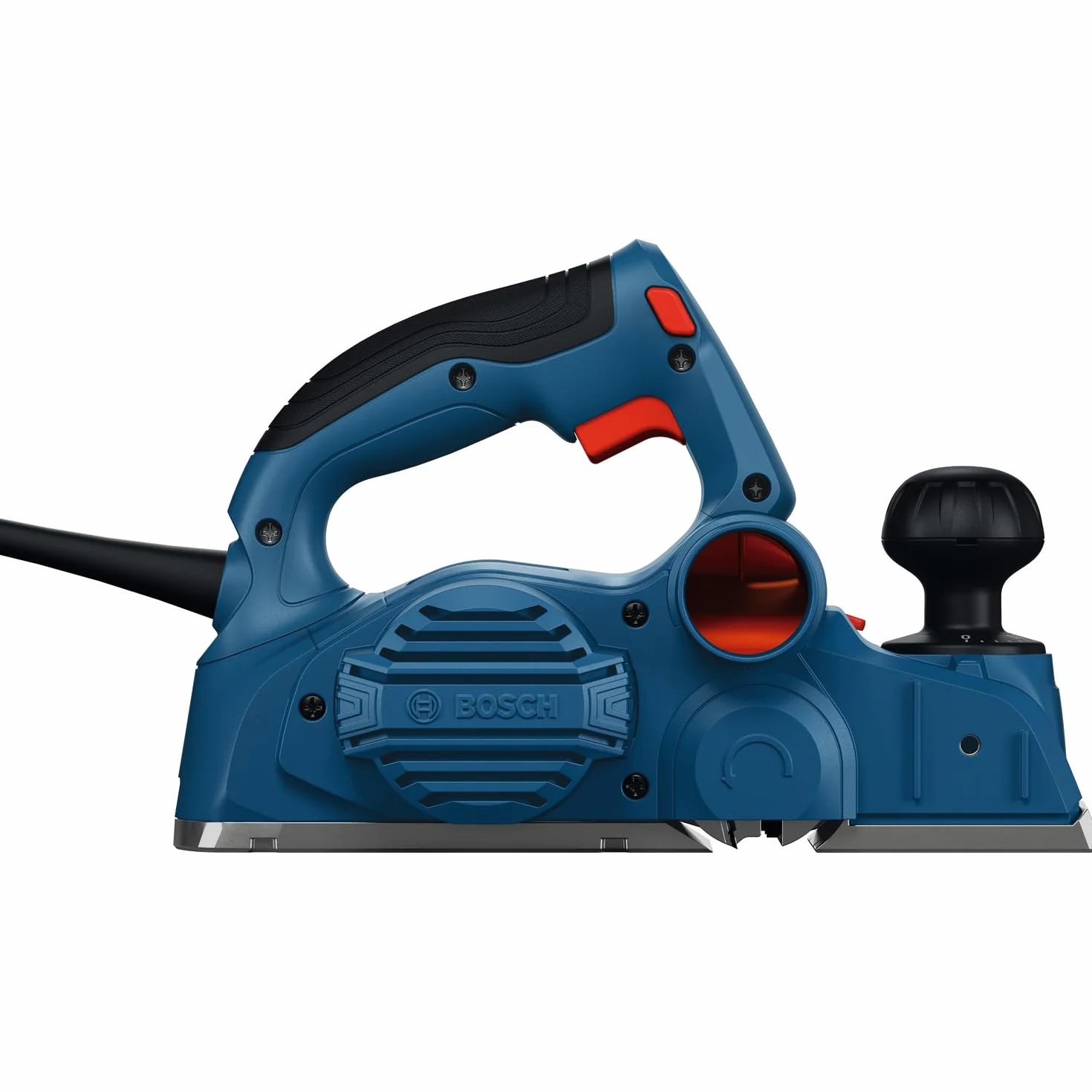Bosch Professional Przenośny strug GHO 20-82 (moc 700 W, możliwość obsługi prawą i lewą ręką, klucz montażowy, prowadnica równoległa, worek na pył)