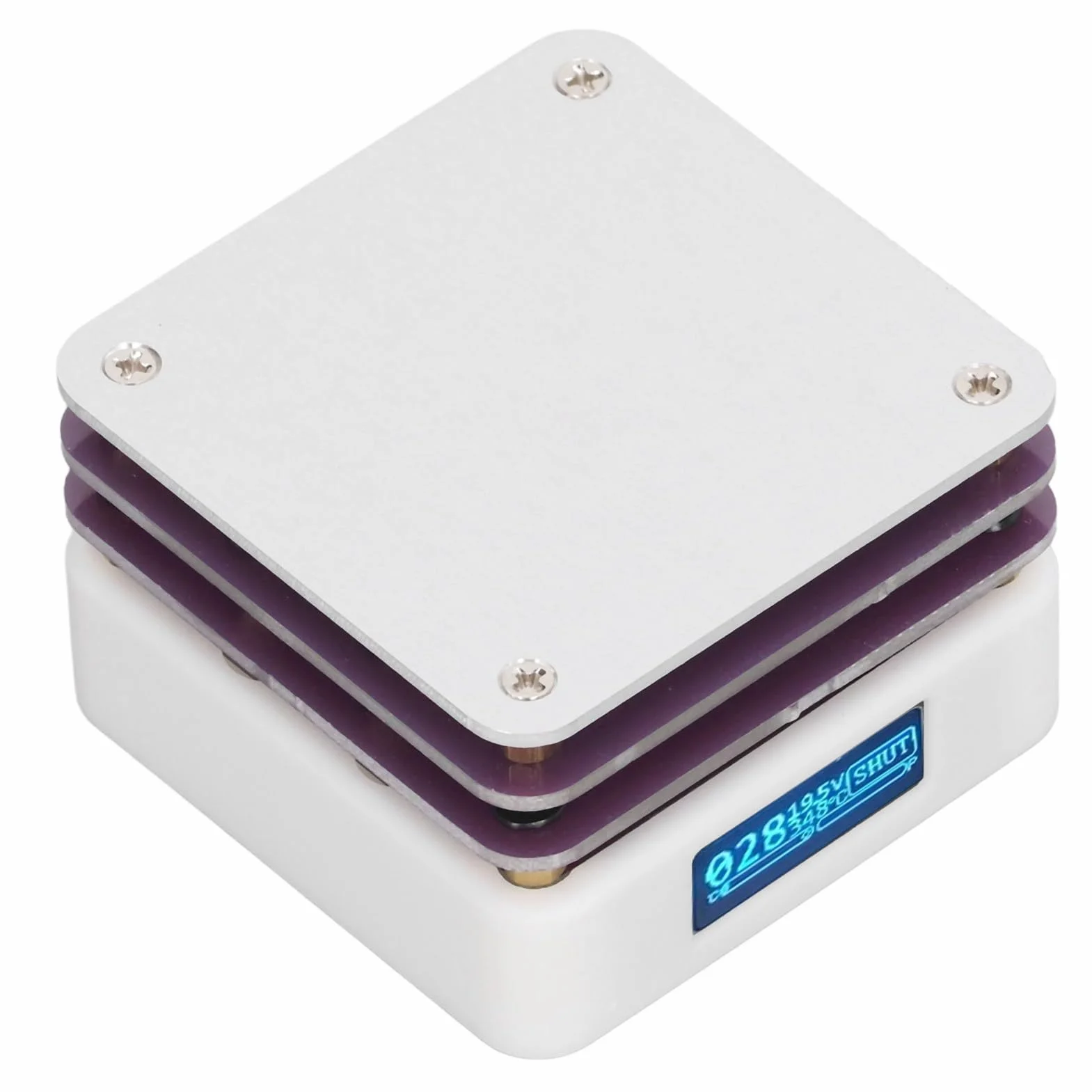 Płyta grzewcza do lutowania, stacja do lutowania płyt grzewczych, mini elektryczna płyta grzewcza, stacja spawalnicza z ekranem LED, do naprawy elektronicznej i laboratorium dla majsterkowiczów