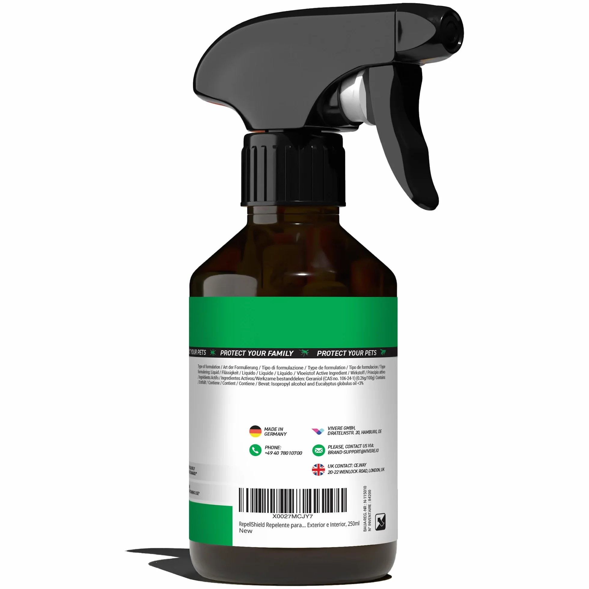 RepellShield Spray przeciw gryzieniu dla psów i szczeniąt 250ml Gorzki odstraszający naturalny środek do treningu