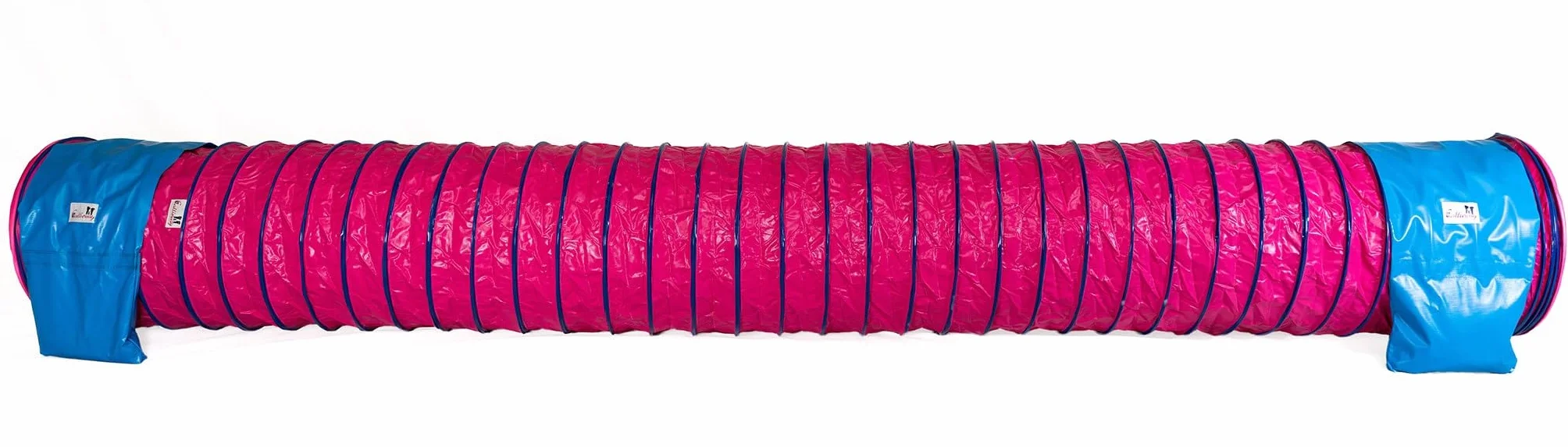 Callieway® Dog Agility tunel profesjonalny / psy tunel 5 m długości / 60 cm Ø Agility urządzenie (5 m, fuksja)