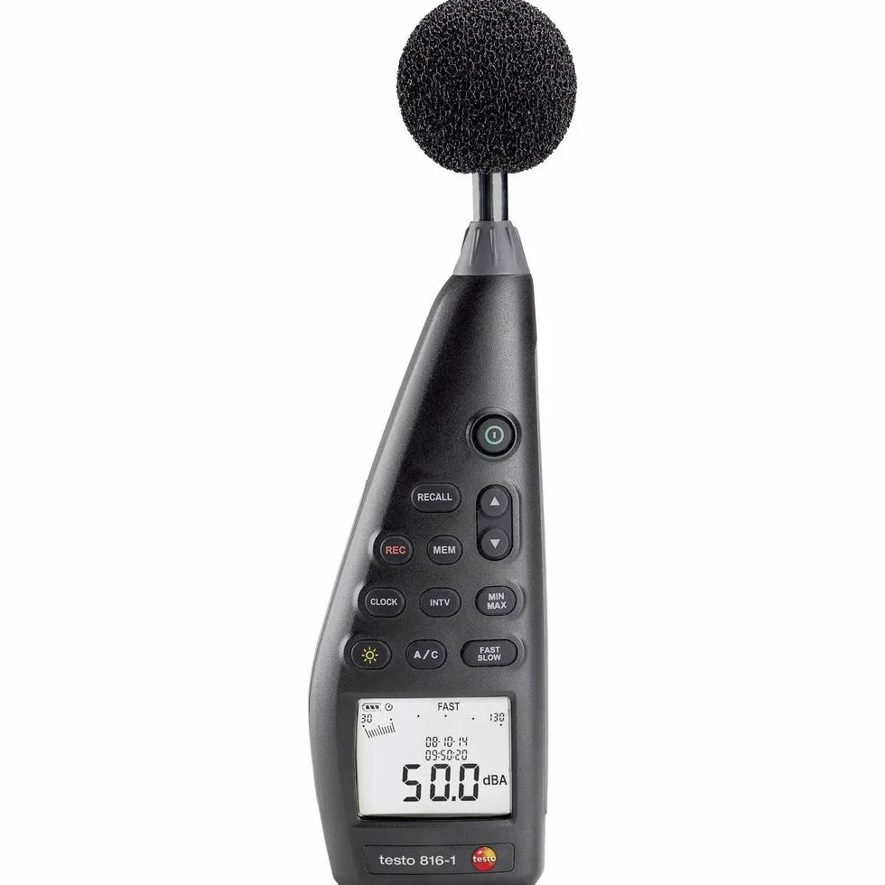Testo rejestrator dźwięku 816-1 30-130 dB 20 Hz – 8000 Hz