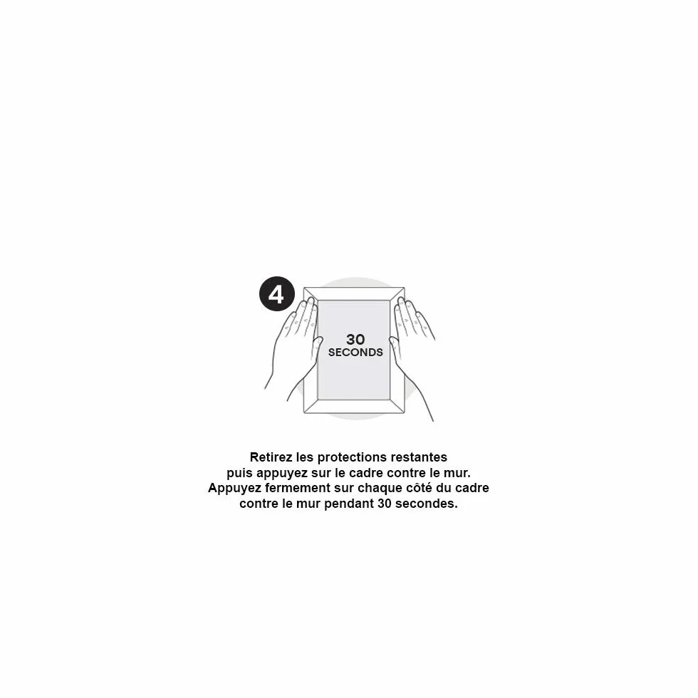 Command 17201BLK paski montażowe do obrazów 5,4 kg 4 zestawy czarne