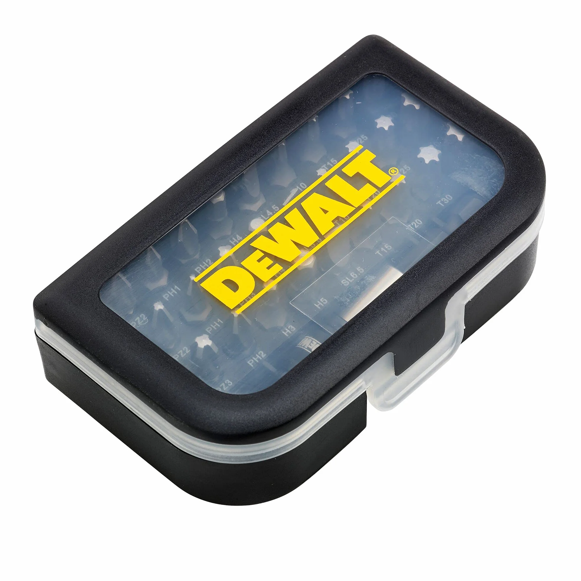 DEWALT Juego 31 elementów z bits atornillar i adapter cambio rápido