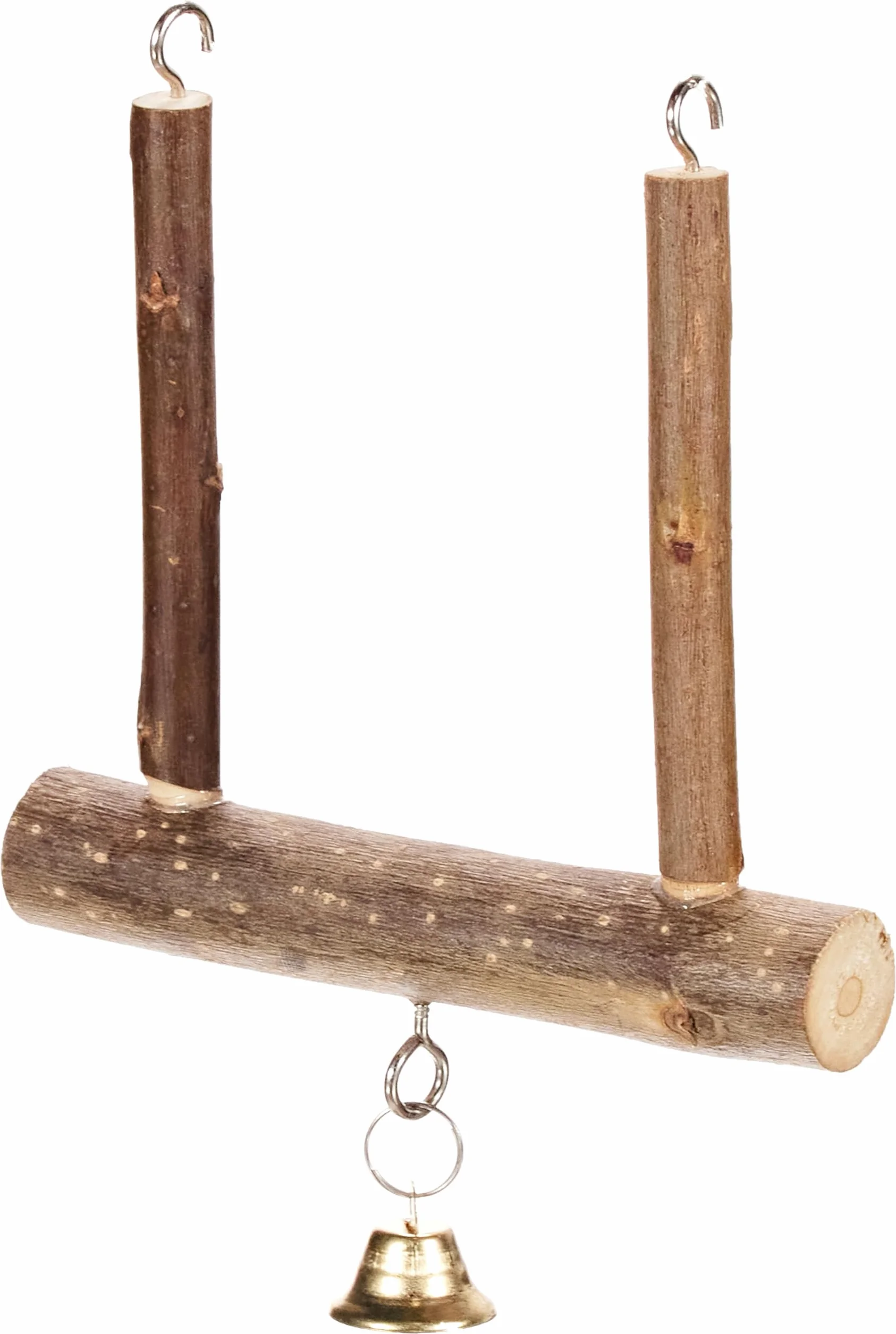 Trixie Natural Living Swinging Trapeze z dzwonkiem, 15 x 12 cm, brązowy