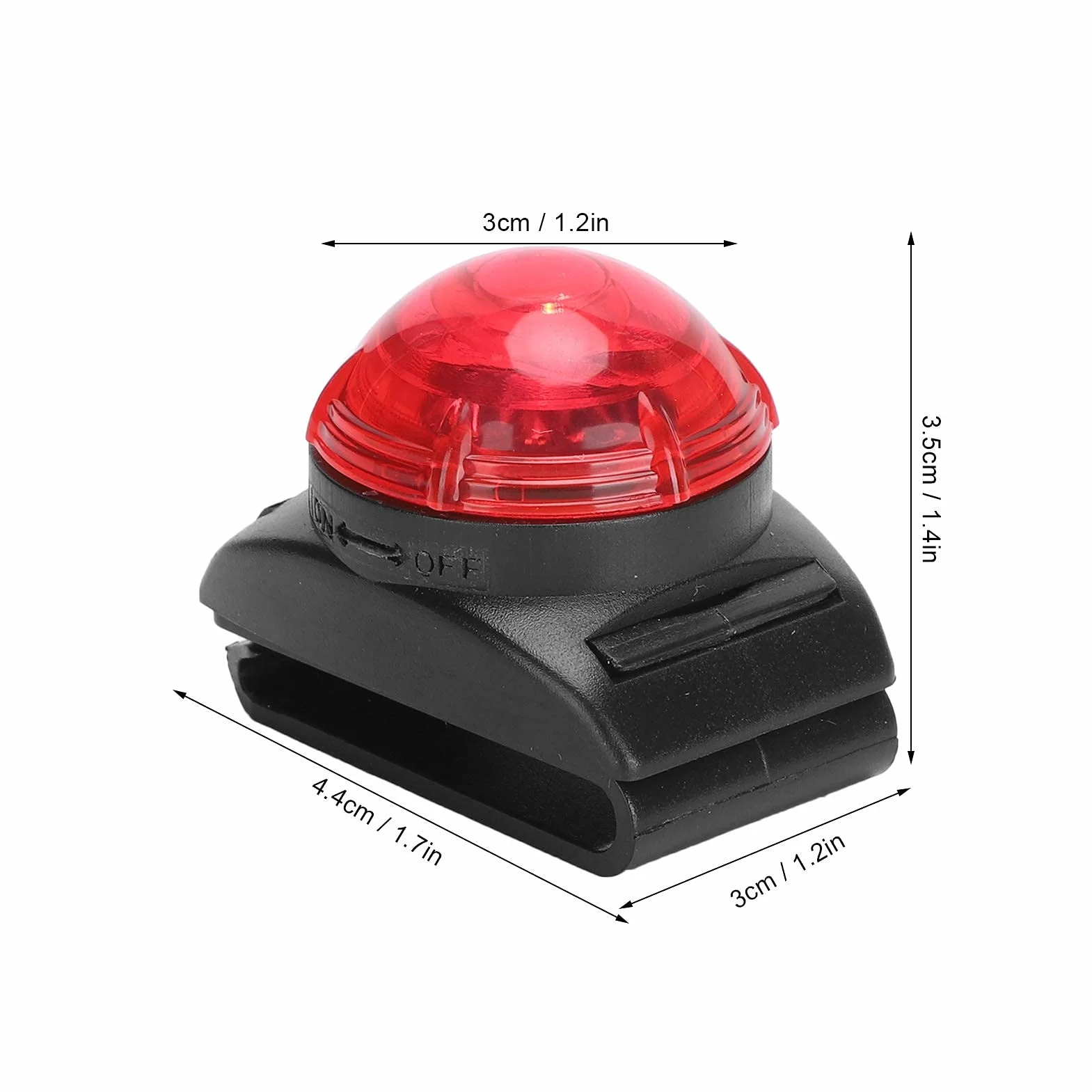 Pssopp Wisiorek LED zapobiegający utracie światła dla zwierząt wodoodporny wisiorek LED lampka nocna dla zwierząt domowych lampa bezpieczeństwa dla psów obroże z klipsem dla psa