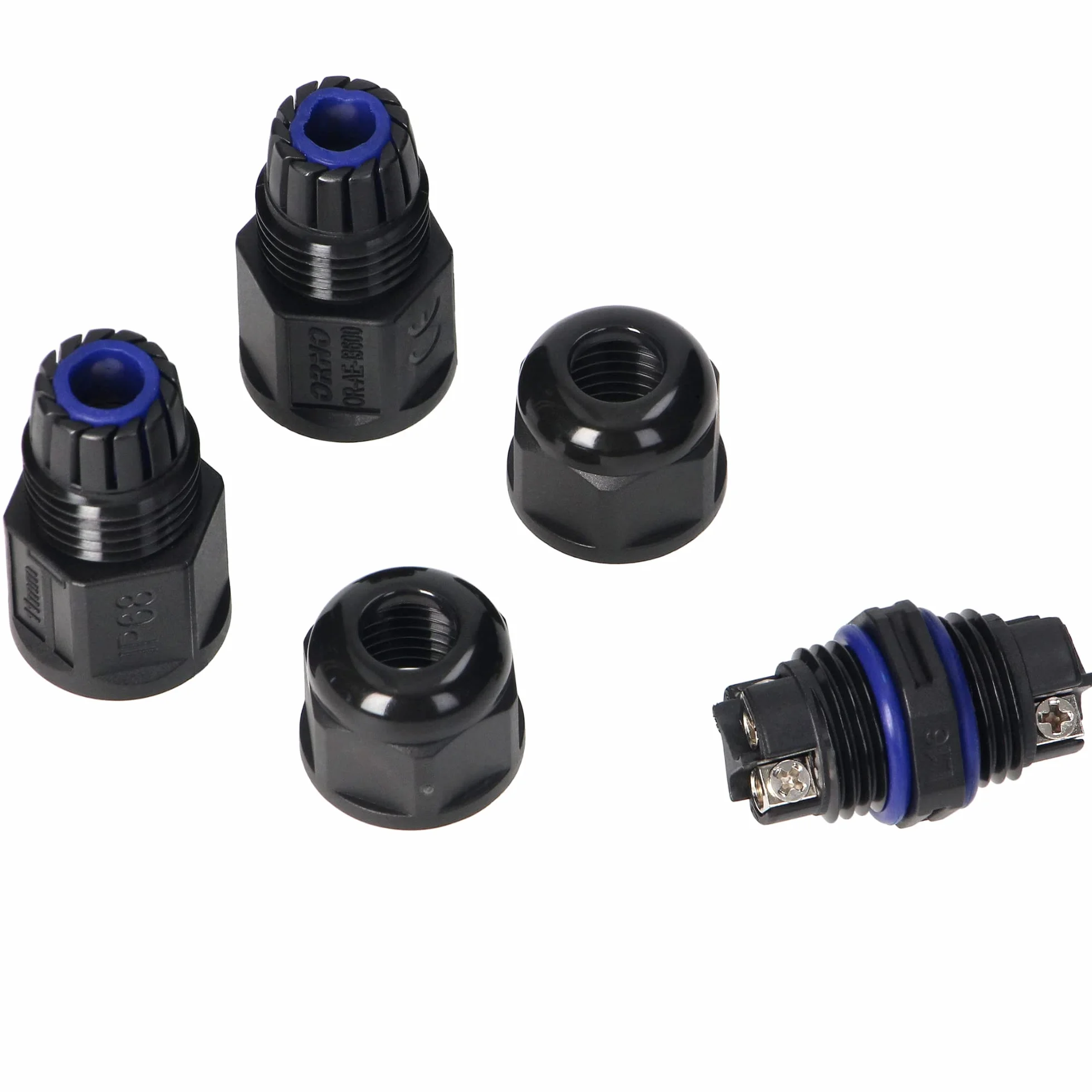 ORNO OR-AE-13600 złącze kablowe wodoszczelne || proste || IP68 || M25 || 3 x 1,5 mm² || 450 V/16 A