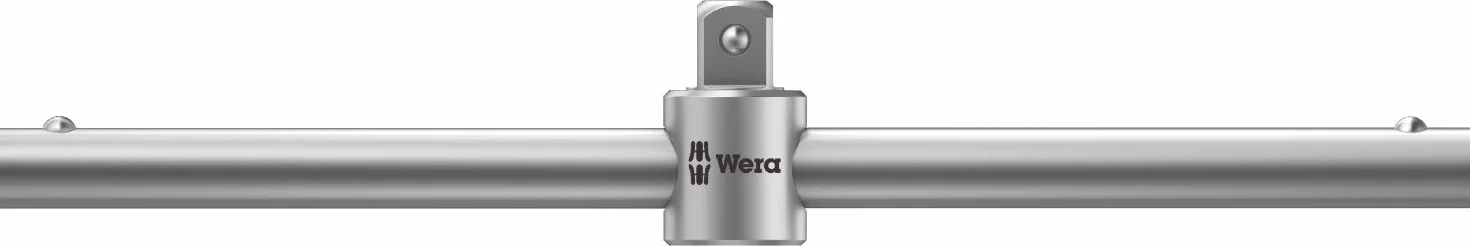Wera 8789 B Zyklop Przesuwny Uchwyt Typu T, Srebrny, 1/4 Cala