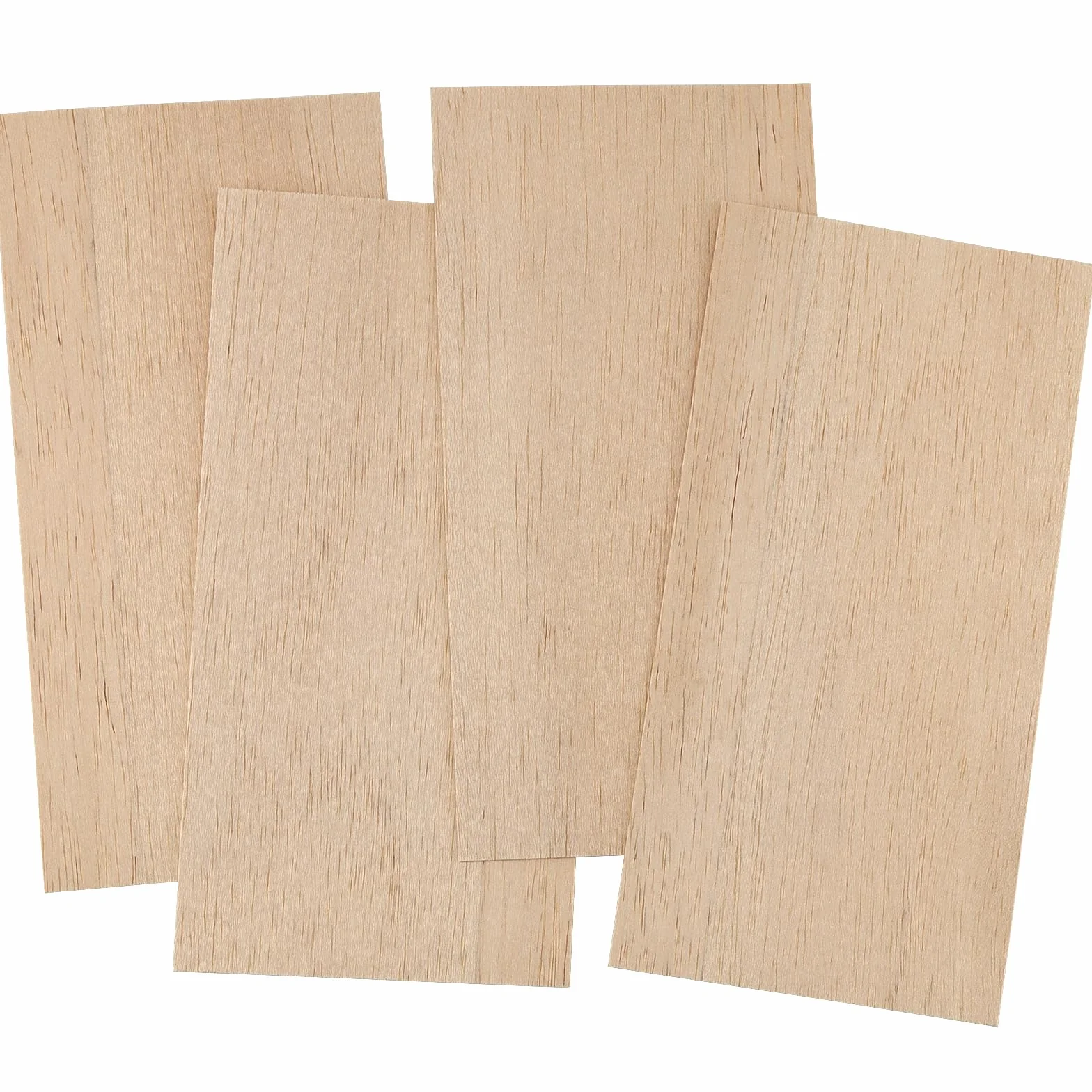 Płyty ze sklejki paulownia 1 mm 200 x 100 mm 16 sztuk do modelarstwa grawerowania
