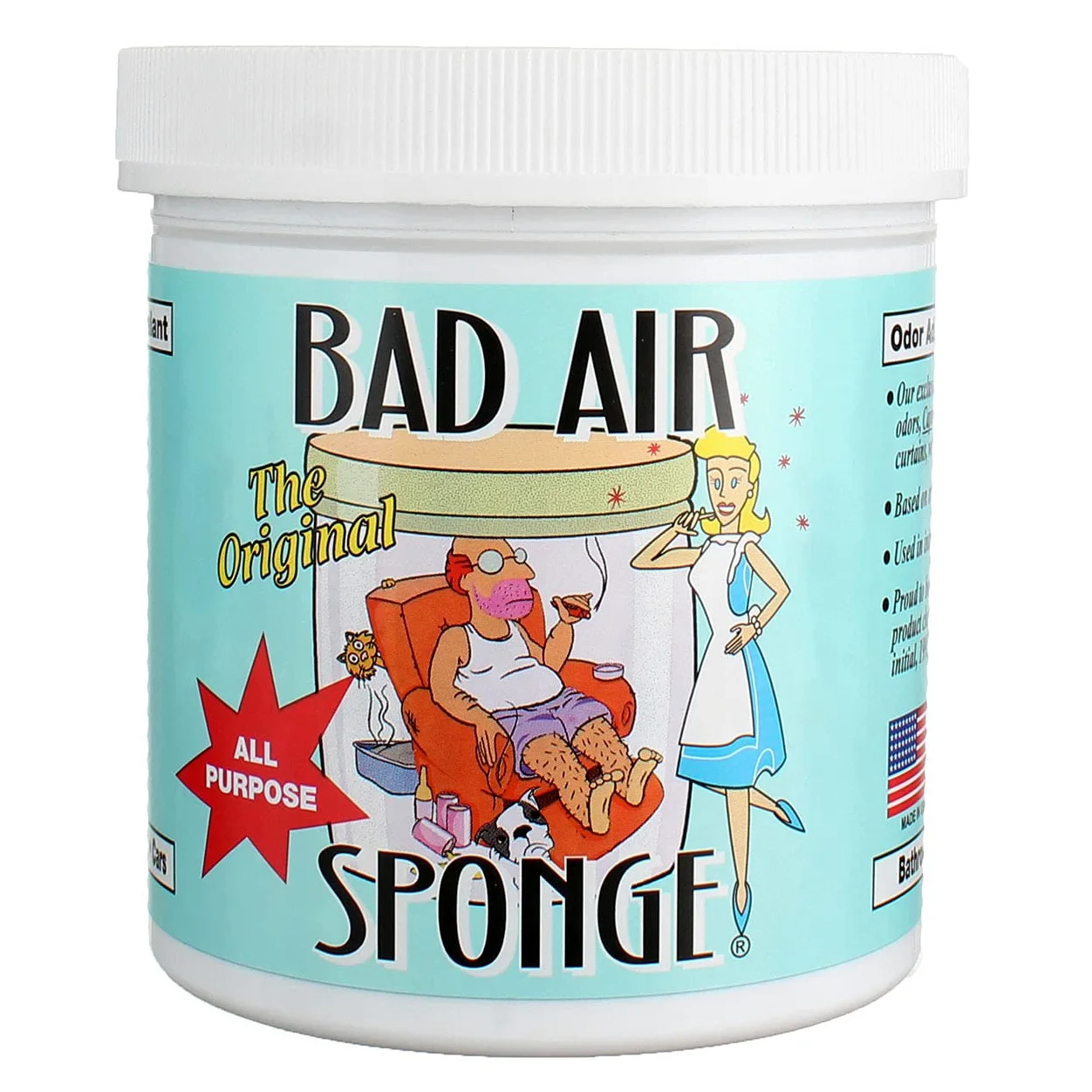 Bad Air Sponge Pochłaniający zapach powietrza, 400 ml, 2 szt