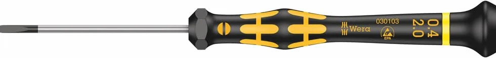 Wera Wkrętak precyzyjny płaski ESD 2 x 0,4 x 60 mm 1578 A
