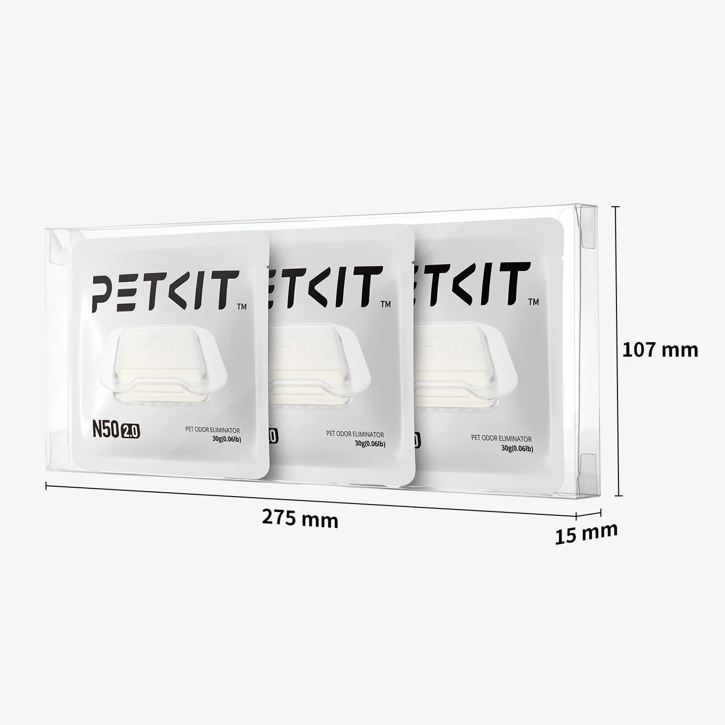 PETKIT Eliminator Zapachów do Samoczyszcząca Kuweta Pura Max 2 PUROBOT MAX PRO 2, Kontrola Zapachów Zestaw 3 Sztuk