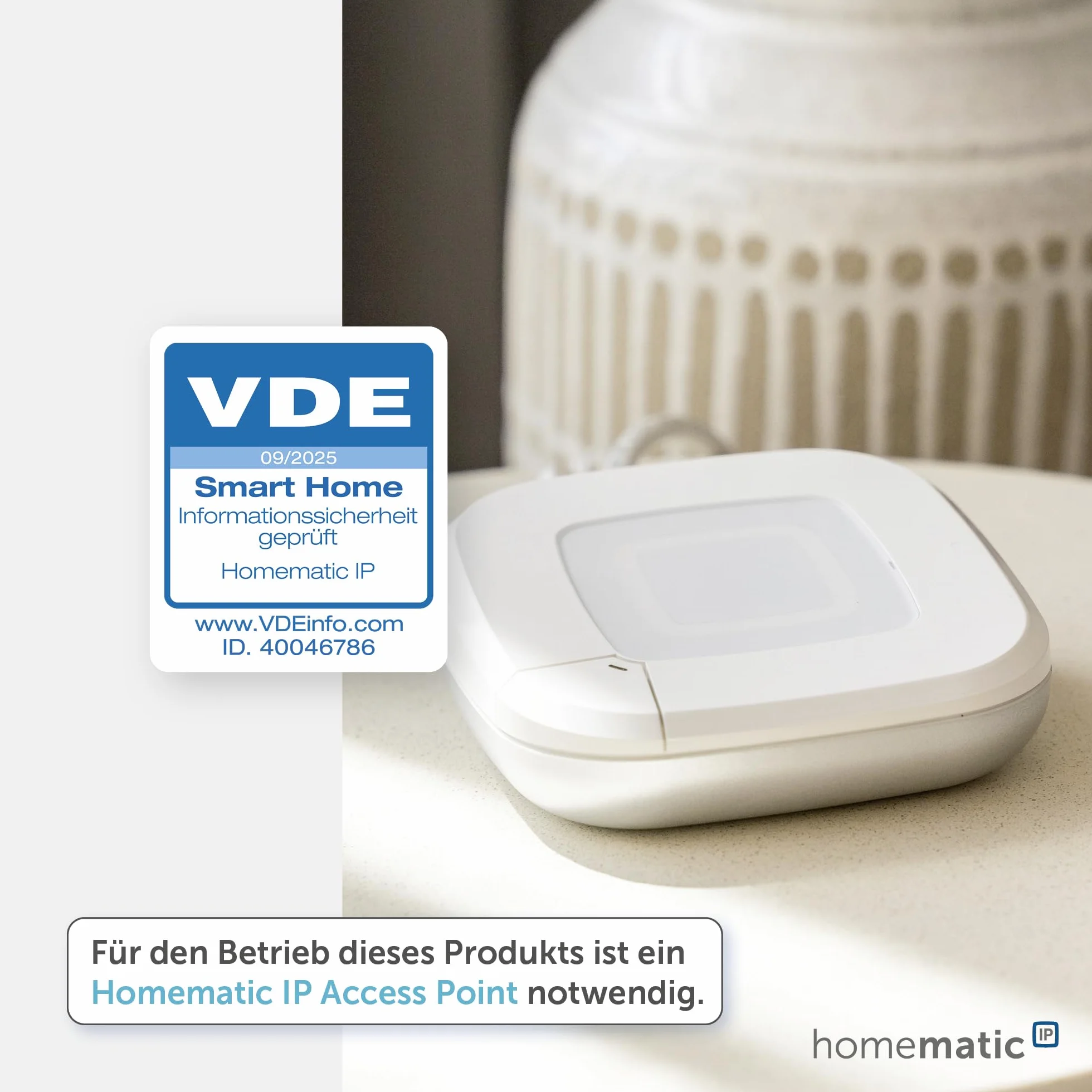 Homematic LP Smart Home termostat do grzejnika EVO, Biały, 53 x 55 x 94 mm