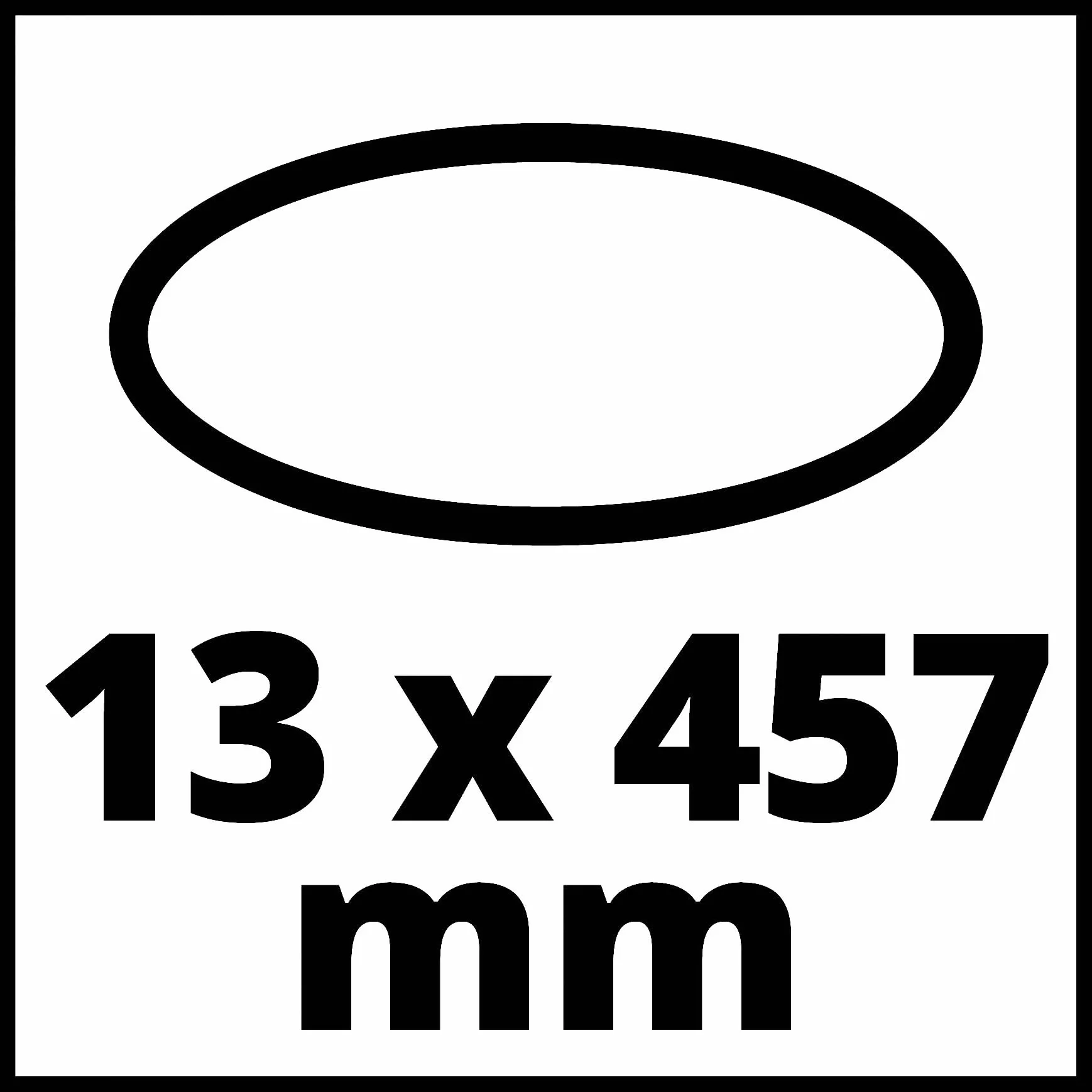 Einhell 35-częściowy zestaw taśm szlifierskich 13 x 457 mm (akcesoria do pilników taśmowych, pasuje do akumulatorowego pilnika taśmowego TE-BF 18 Li i pilnika taśmowego TC-BF 500 E, po 5x ziarno 40,