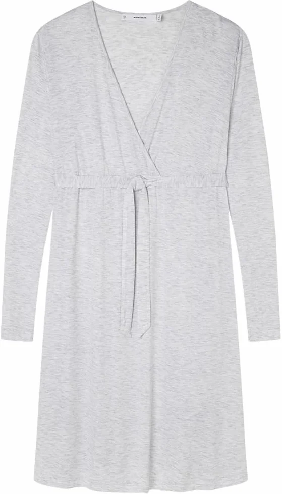 Women'secret Krótka koszula nocna Maternity 1, srebrna, M damska, Srebrny, M