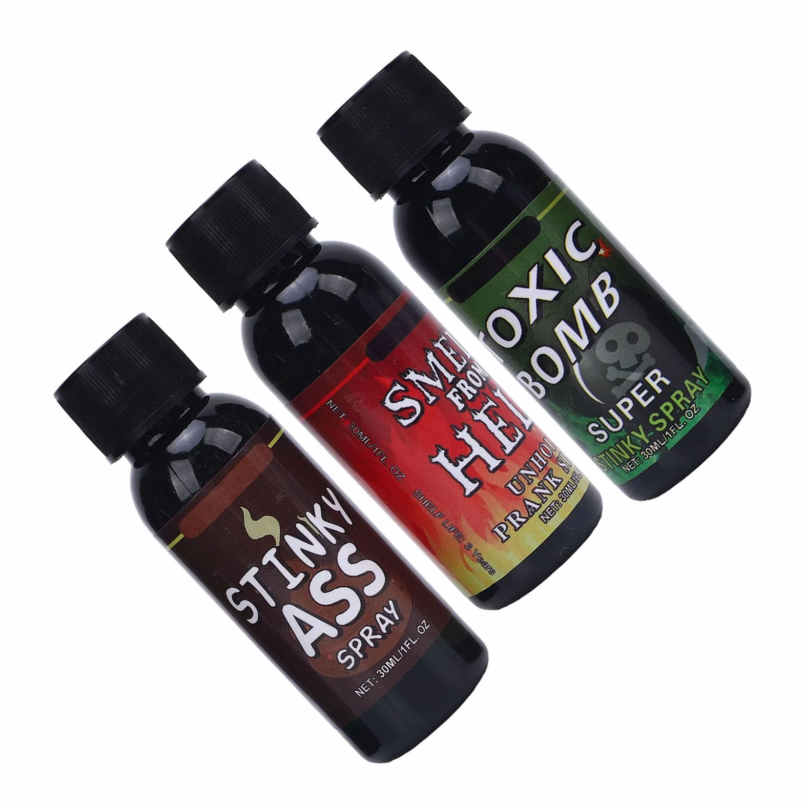 TARSHYRY Wyjątkowo mocny spray dla zwierząt, zabawny śmierdzący farsz, idealny prezent 3 szt. 30 ml na imprezy i imprezy, bomba rozrywkowa o unikalnym zapachu