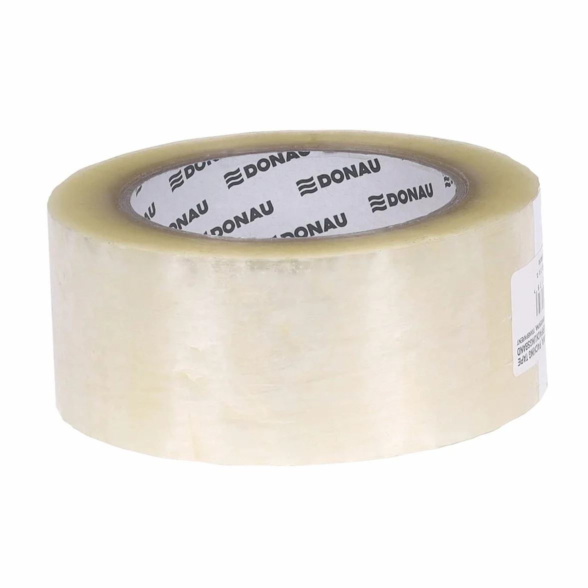 DONAU taśma klejąca do pakowania Hot-Melt / 48 mm x 132 m/ 40 μm/taśma do pakowania taśma klejąca do pakowania/bardzo wytrzymała/kolor: przezroczysty / 1 sztuka - 1 sztuka/wysokiej jakości /