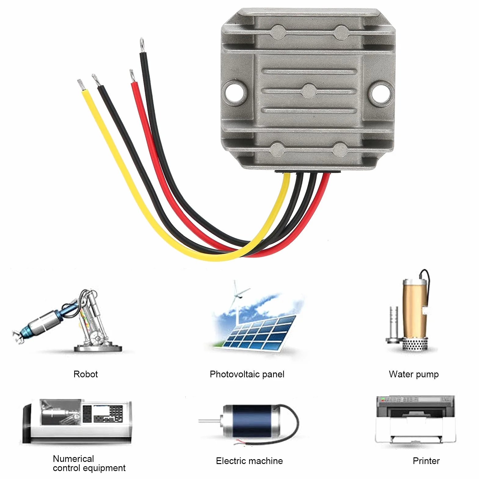 Konwerter napięcia DC-DC podwyższający 12V do 48V 1.5A 72W