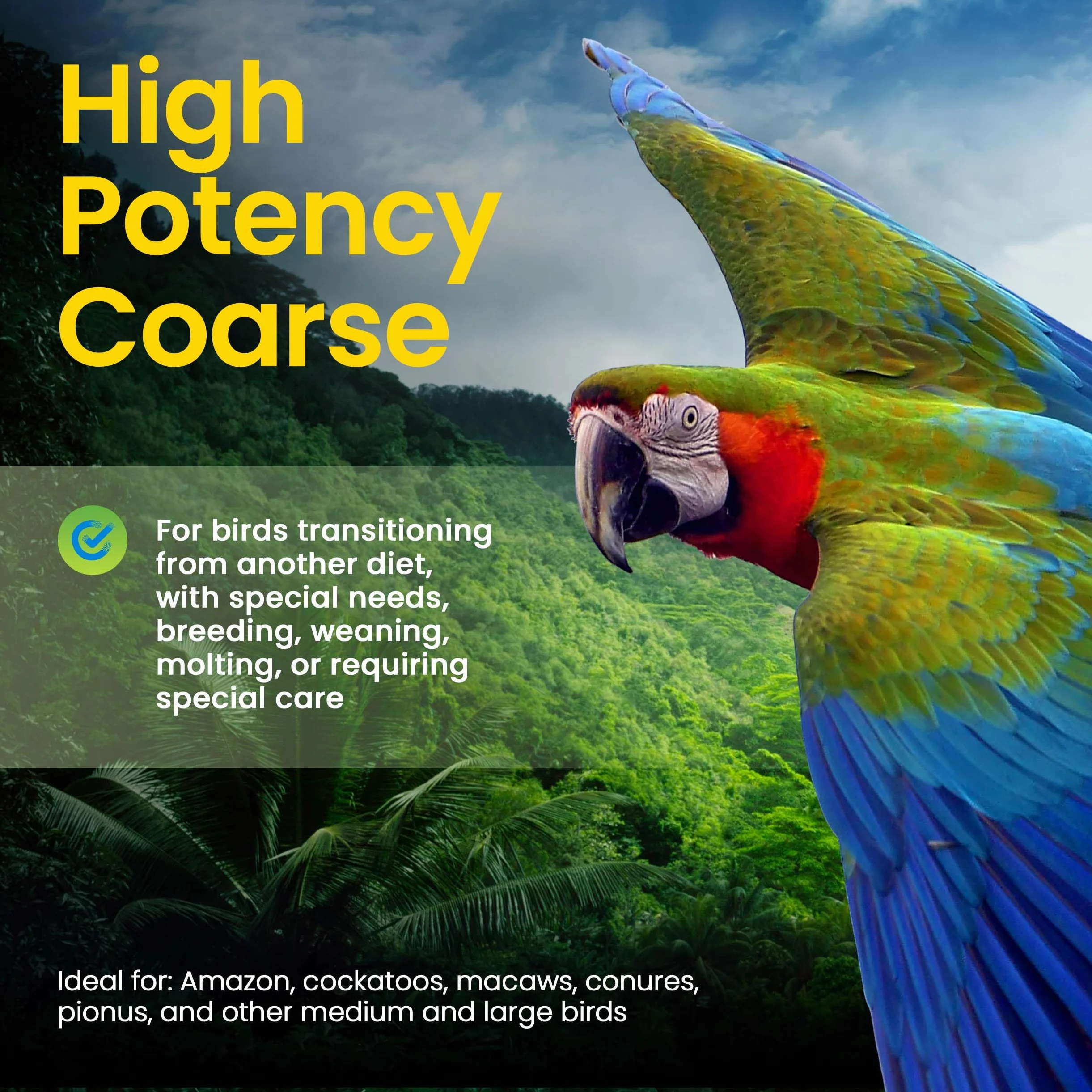 Harrisons High Potency Coarse Grosses Graines Vitaminées pour Oiseau 2.26kg