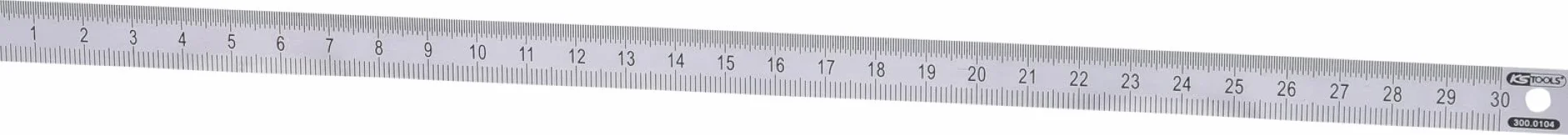 KS Tools 300.0104 Elastyczny przymiar stalowy, 300mm