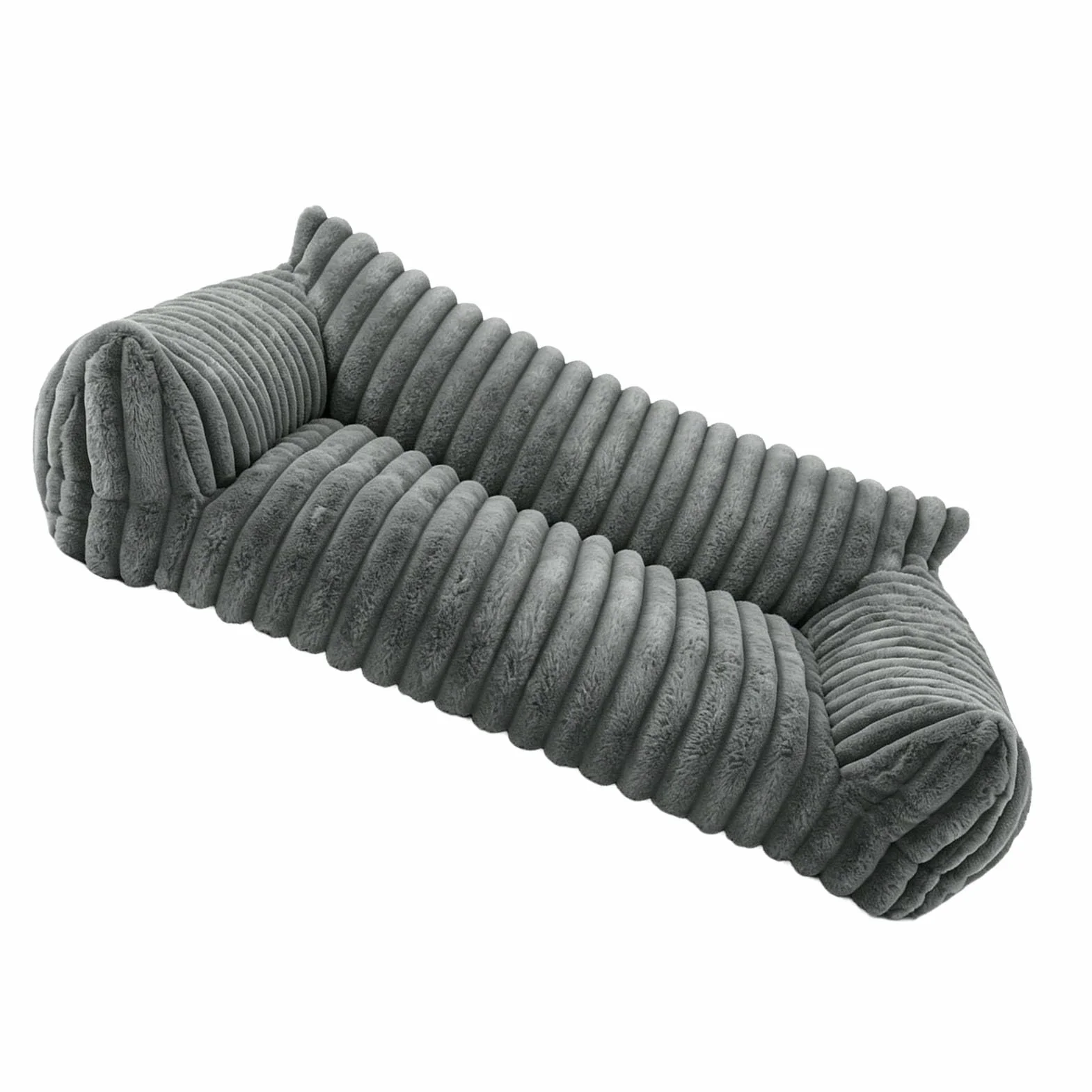 Legowisko dla Psa, Zmywalna, Wygodna, Ciepła i Miękka Sofa z Oparciem dla Małych Kotów i Psów (M75*50 * 20 cm)