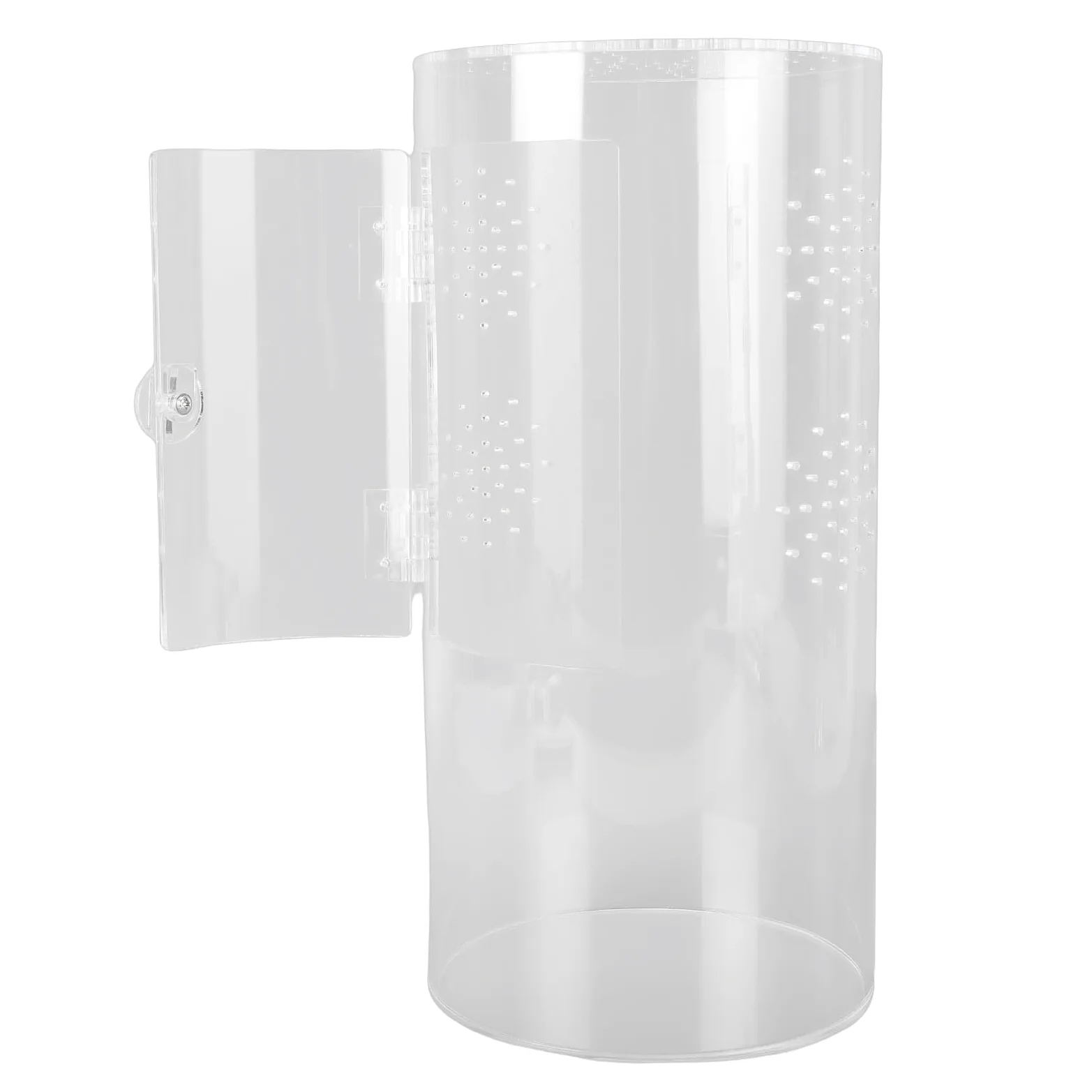 Generic Przezroczysta Obudowa dla Skakających Pająków Wytrzymałe Pionowe Terrarium dla Entuzjastów Jaszczurek, 1 Wysoka Nadrzewna Obudowa Tarantuli