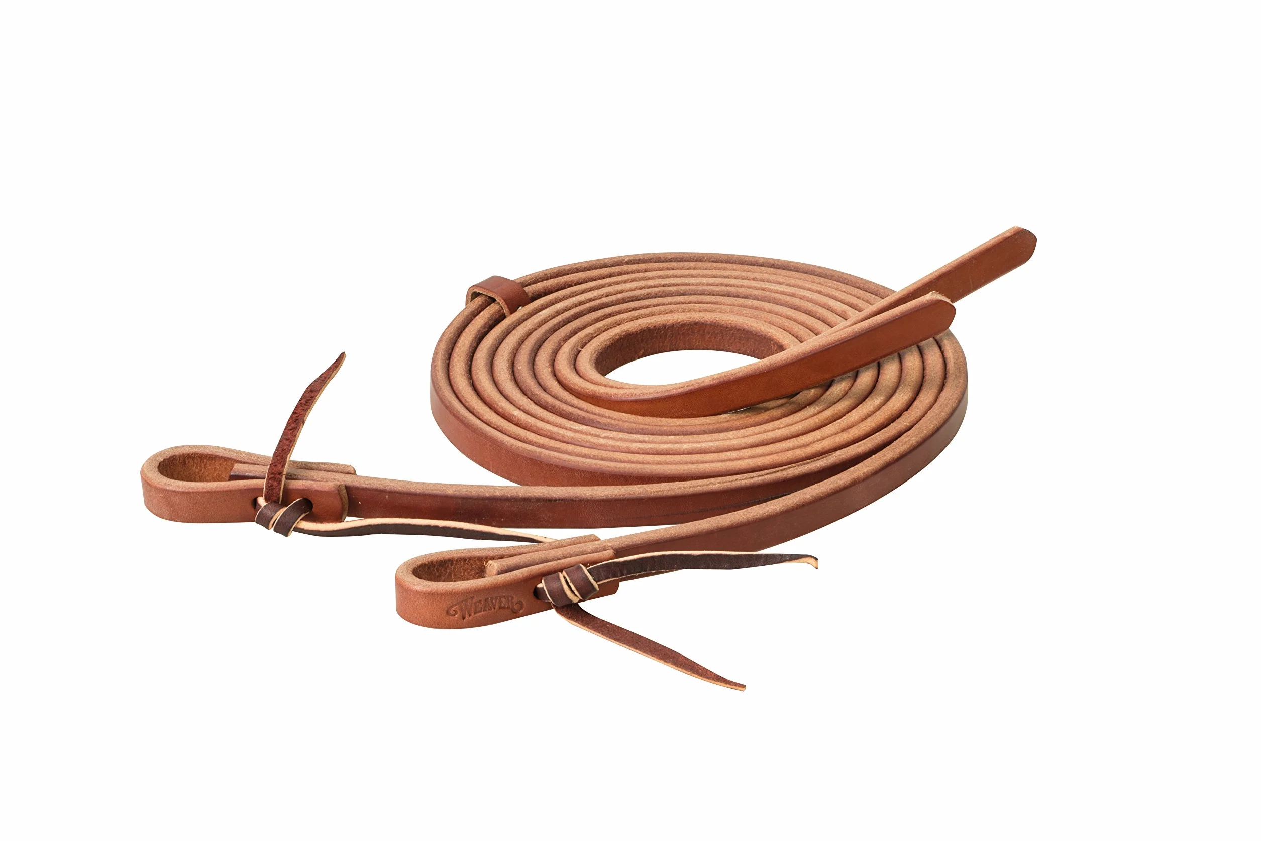 Weaver Leather Bardzo ciężkie szelki Split Reins, Canyon Rose, 5/8" x 7'